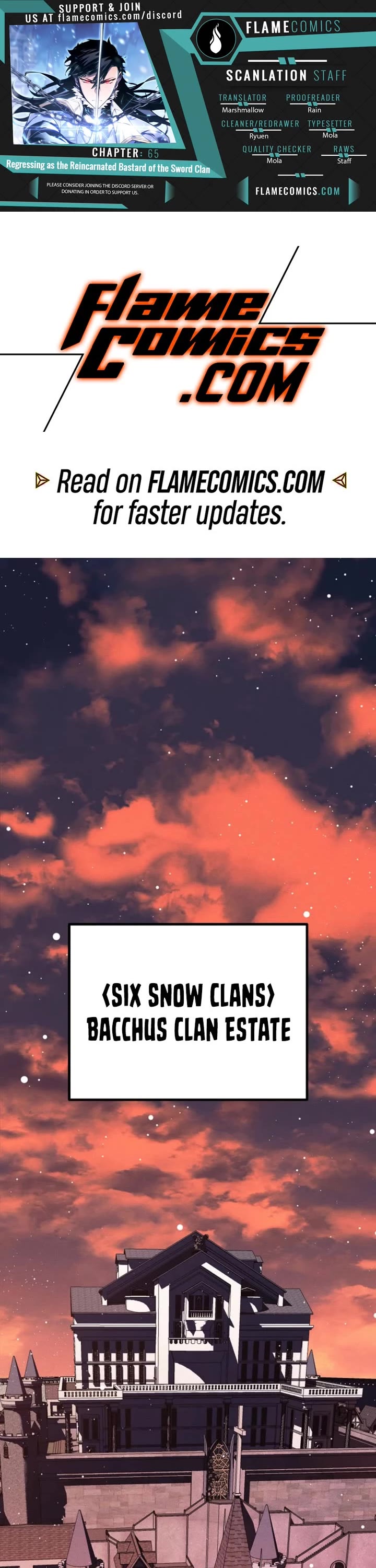 Regressing As The Reincarnated Bastard Of The Sword Clan Chapter 65 page 1 - Chapter 65