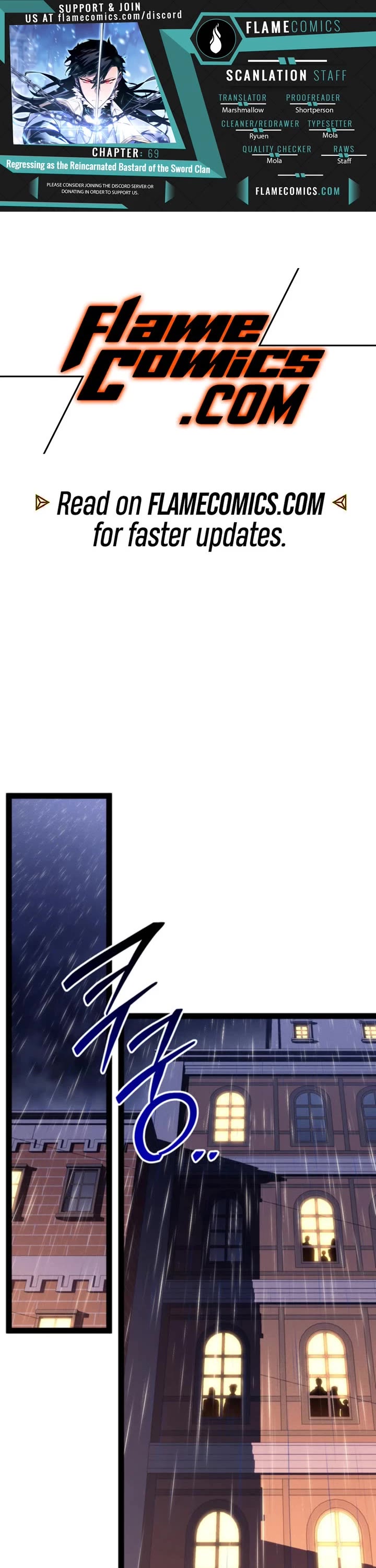 Regressing As The Reincarnated Bastard Of The Sword Clan Chapter 69 page 1 - Chapter 69