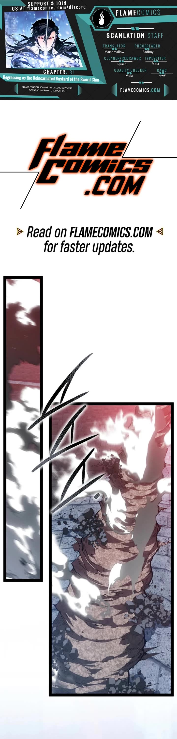 Regressing As The Reincarnated Bastard Of The Sword Clan Chapter 81 page 1 - Chapter 81