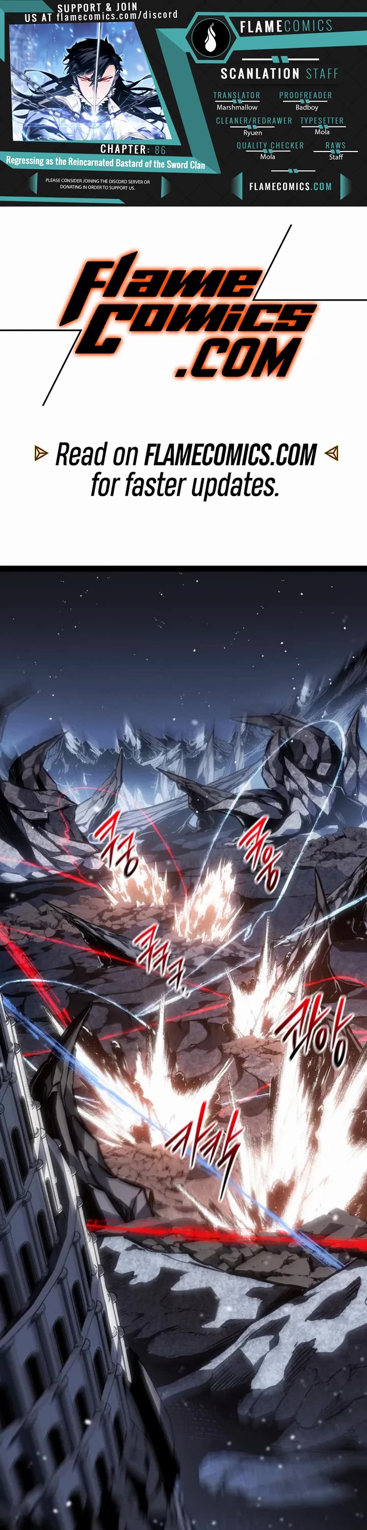 Regressing As The Reincarnated Bastard Of The Sword Clan Chapter 86 page 1 - Chapter 86