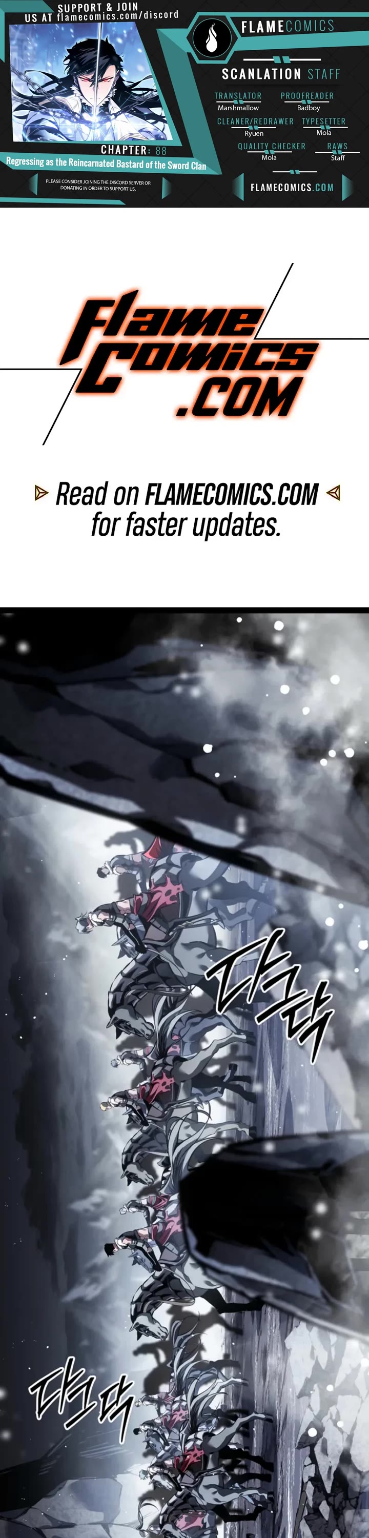 Regressing As The Reincarnated Bastard Of The Sword Clan Chapter 88 page 1 - Chapter 88