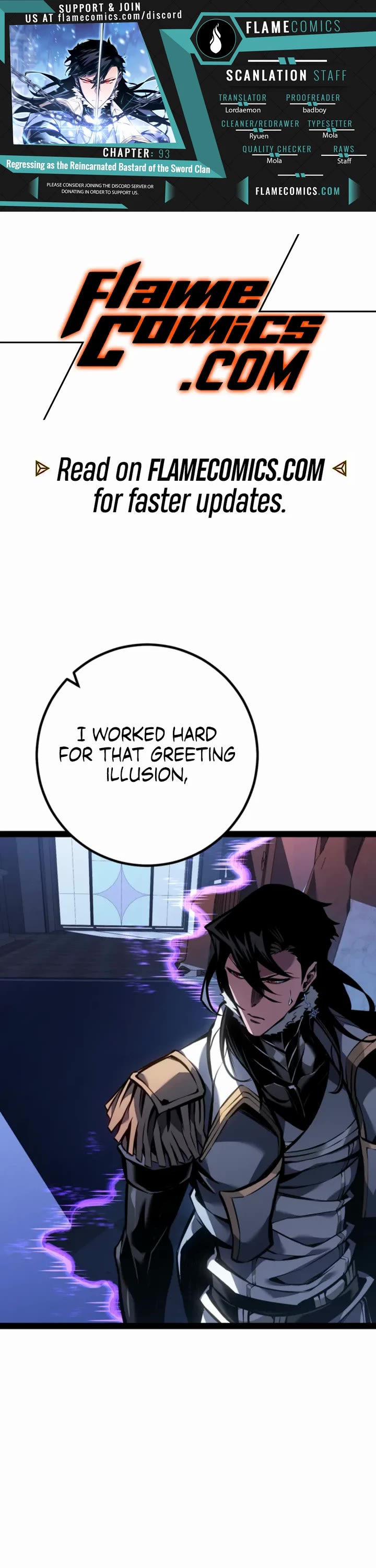 Regressing As The Reincarnated Bastard Of The Sword Clan Chapter 93 page 1 - Chapter 93