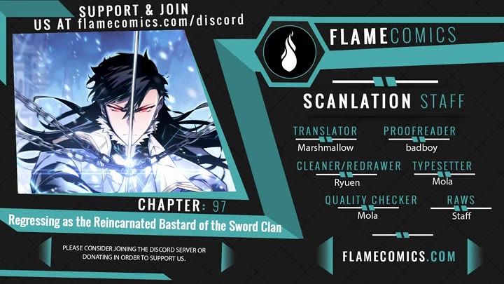 Regressing As The Reincarnated Bastard Of The Sword Clan Chapter 97 page 1 - Chapter 97