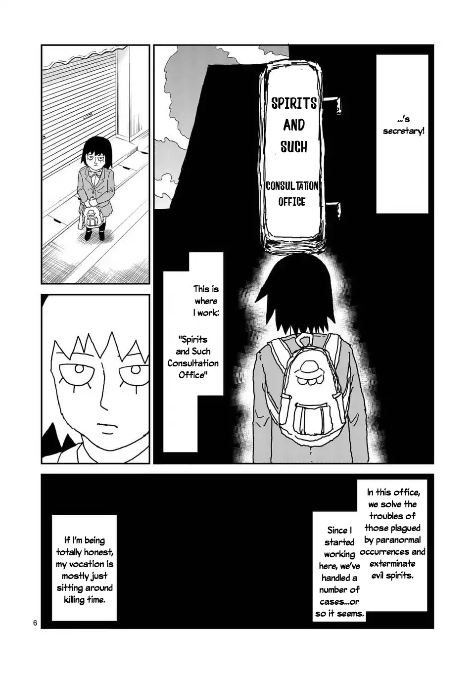 Reigen Chapter 1 page 6 - Chapter 1