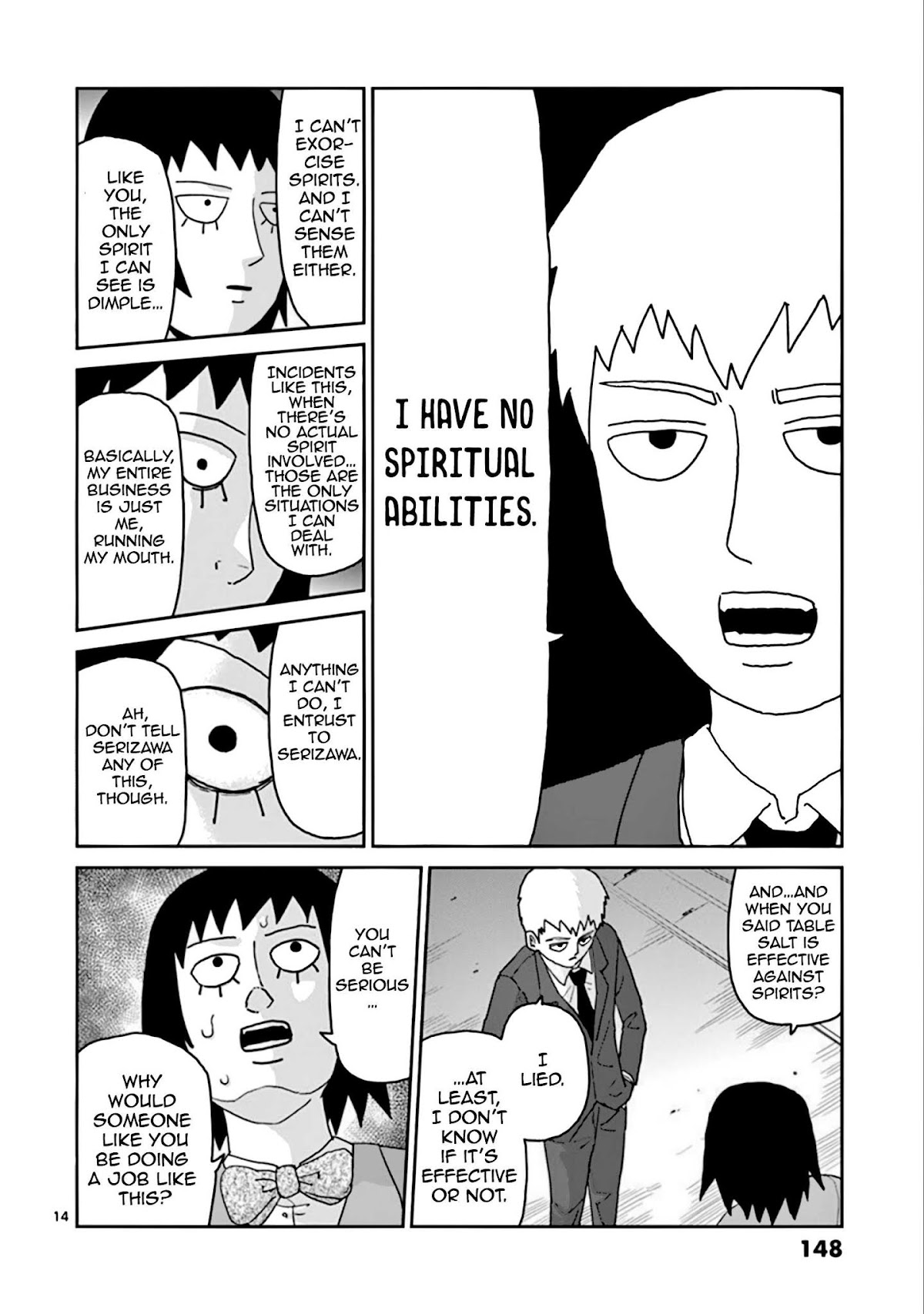 Reigen Chapter 6 page 14 - Chapter 6: SALT SPLASH