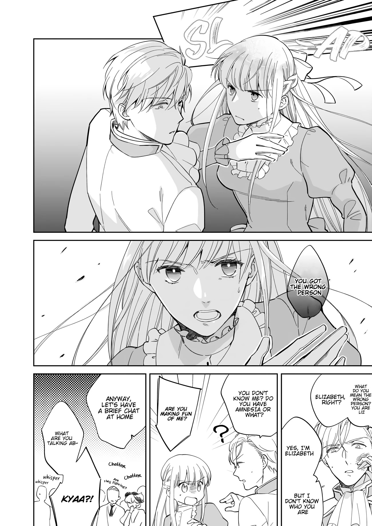 Reijou Elizabeth no Kareinaru Migawari Seikatsu Chapter 1.1 page 4 - Chapter 1.1