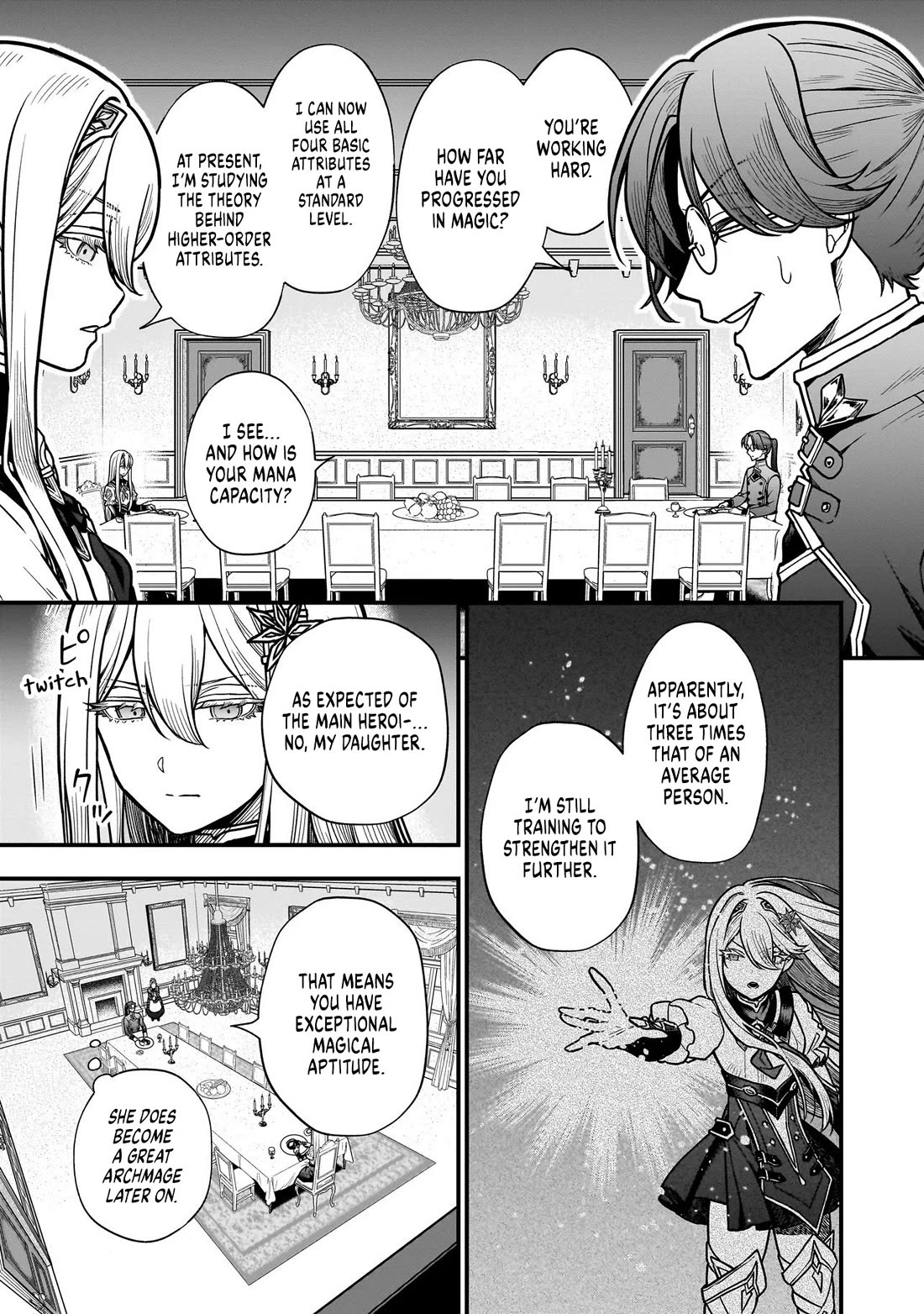 Reincarnated as a Villainous Duke to Be Condemned by My Daughter Chapter 1 page 20 - Chapter 1: Withdraw From This Mid-Boss Setup!