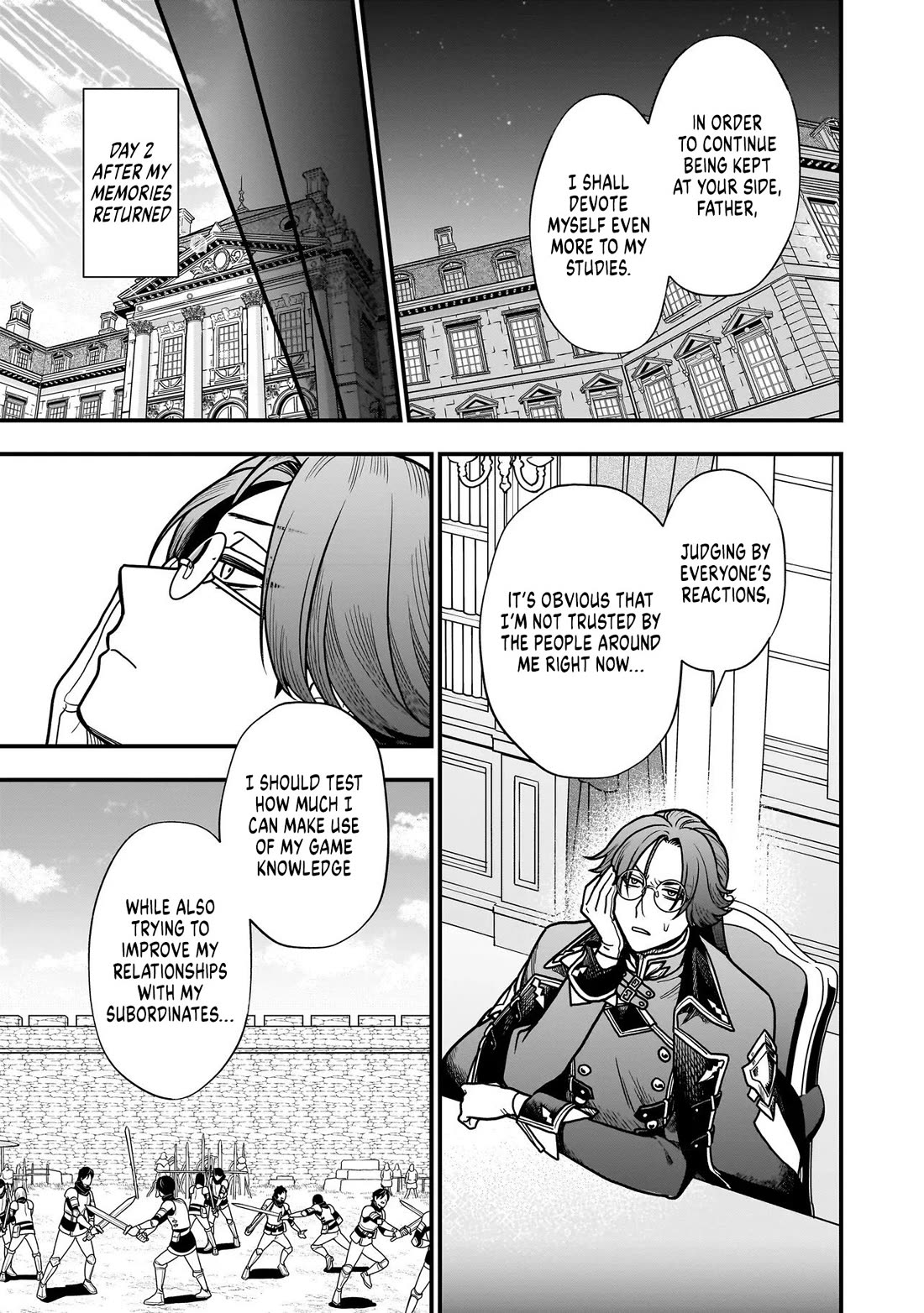 Reincarnated as a Villainous Duke to Be Condemned by My Daughter Chapter 1 page 30 - Chapter 1: Withdraw From This Mid-Boss Setup!