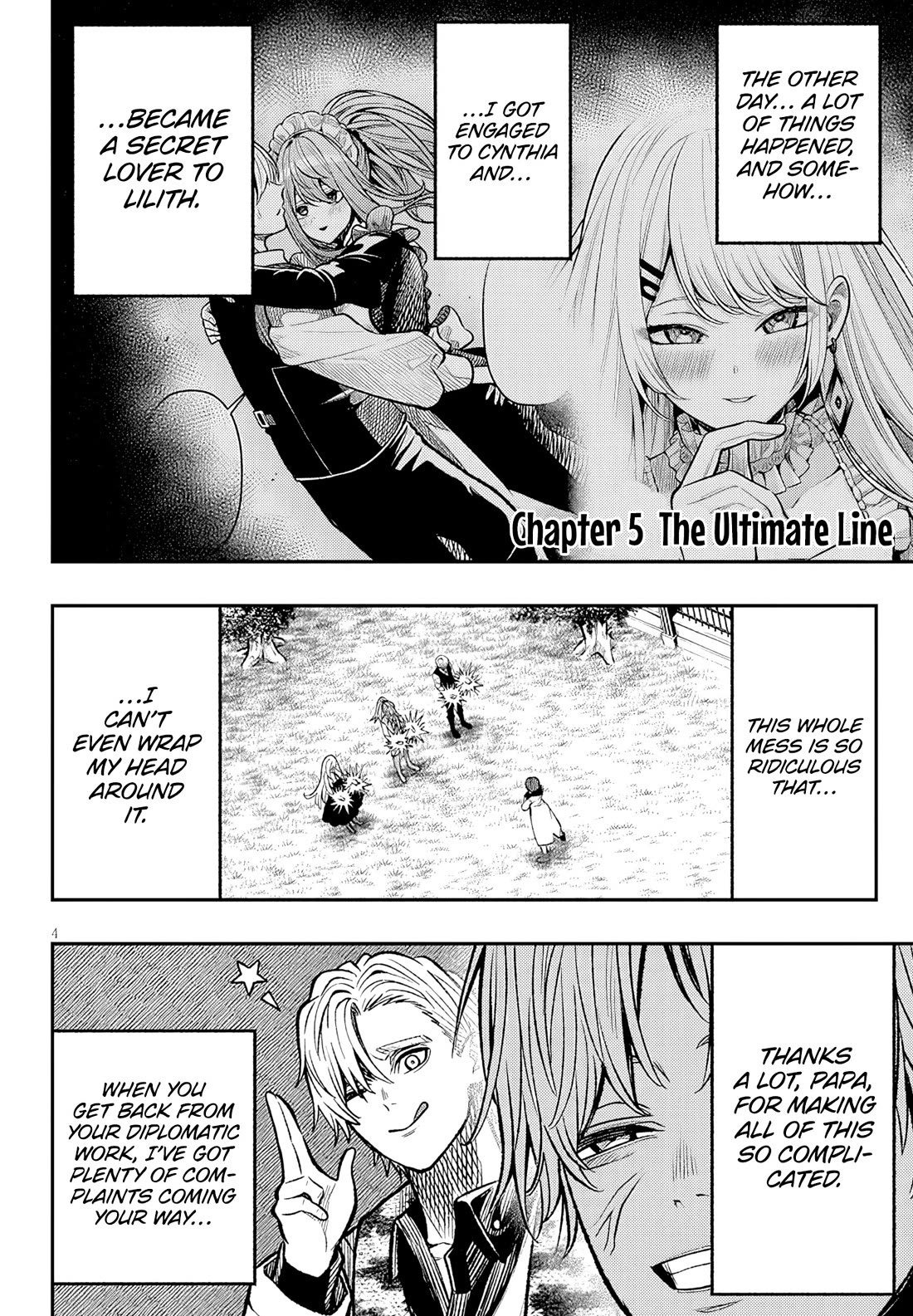 Reincarnated as the Lazy and Villainous Noble, I Broke the Scenario and Became the Most Formidable With Extraordinary Magic Chapter 5 page 4 - Chapter 5: The Ultimate Line