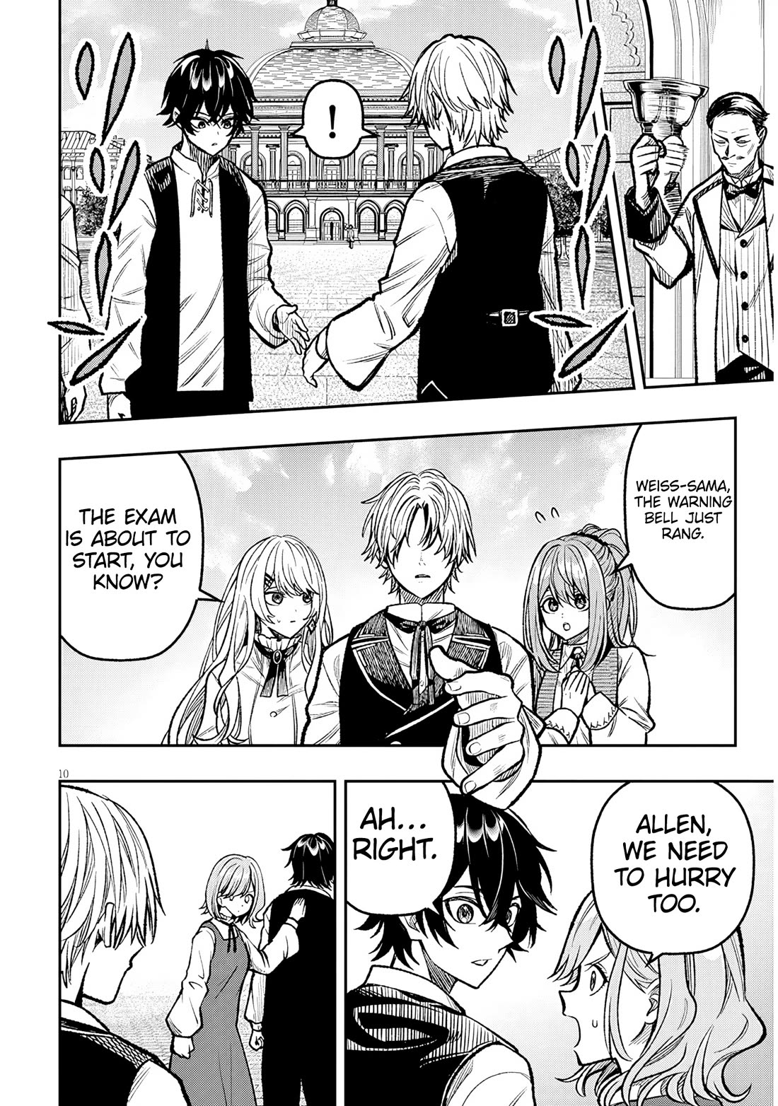 Reincarnated as the Lazy and Villainous Noble, I Broke the Scenario and Became the Most Formidable With Extraordinary Magic Chapter 6 page 10 - Chapter 6: Entrance Test