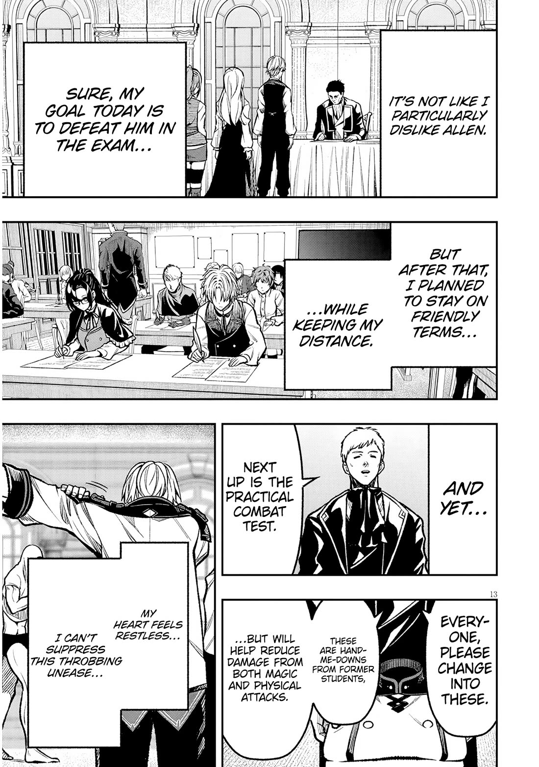 Reincarnated as the Lazy and Villainous Noble, I Broke the Scenario and Became the Most Formidable With Extraordinary Magic Chapter 6 page 13 - Chapter 6: Entrance Test