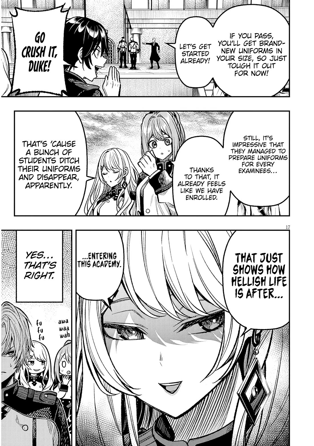 Reincarnated as the Lazy and Villainous Noble, I Broke the Scenario and Became the Most Formidable With Extraordinary Magic Chapter 6 page 17 - Chapter 6: Entrance Test
