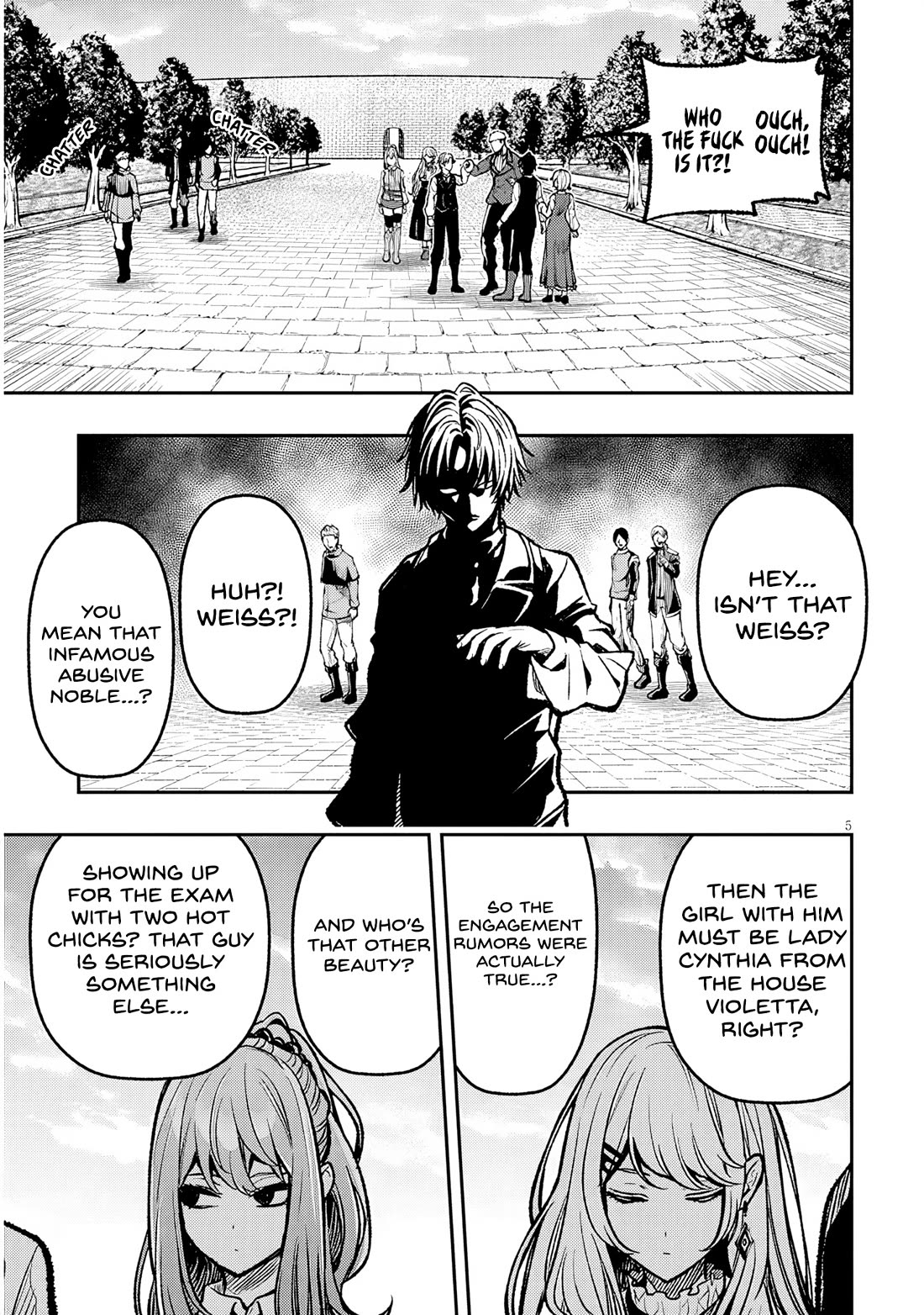 Reincarnated as the Lazy and Villainous Noble, I Broke the Scenario and Became the Most Formidable With Extraordinary Magic Chapter 6 page 5 - Chapter 6: Entrance Test