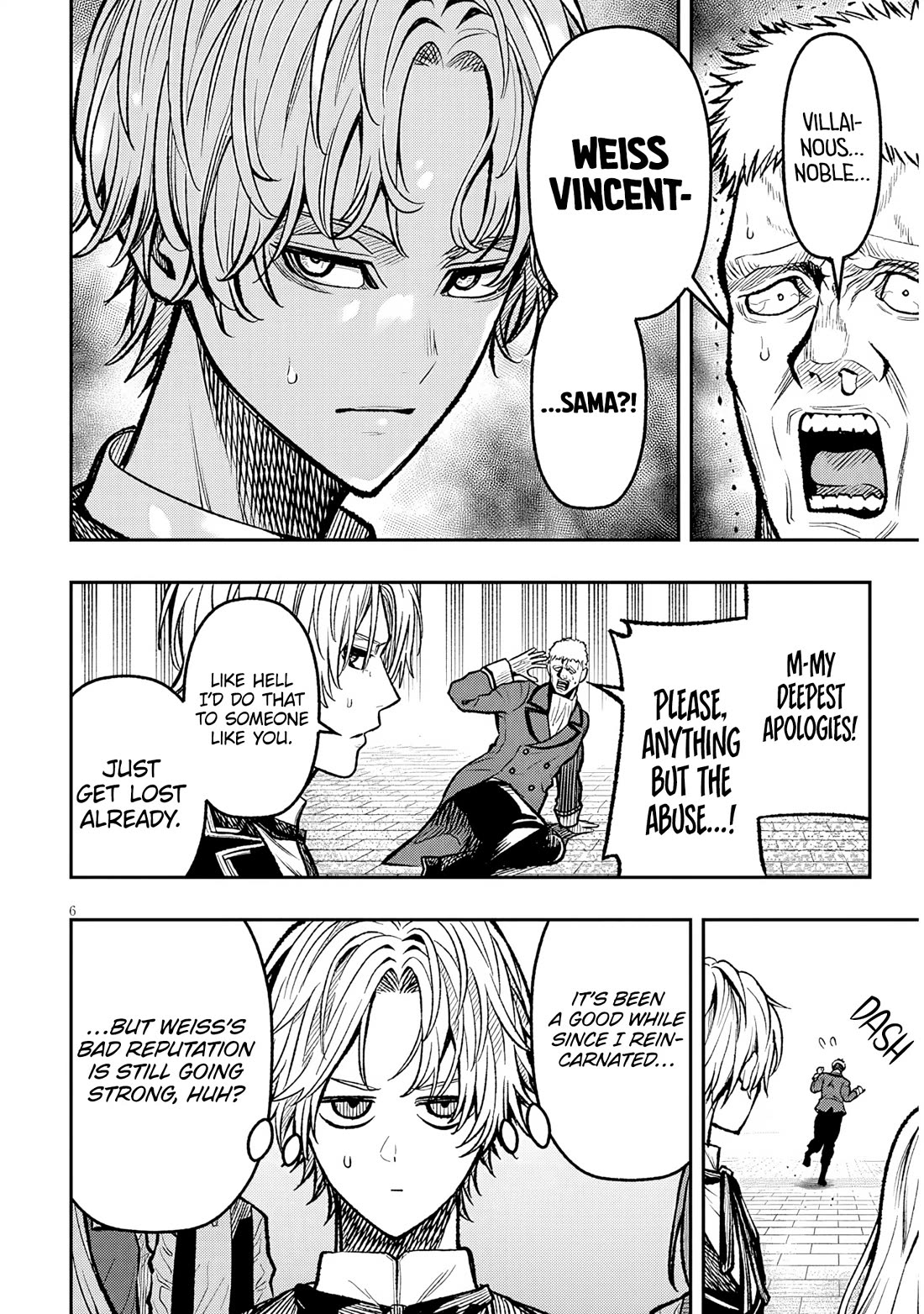 Reincarnated as the Lazy and Villainous Noble, I Broke the Scenario and Became the Most Formidable With Extraordinary Magic Chapter 6 page 6 - Chapter 6: Entrance Test