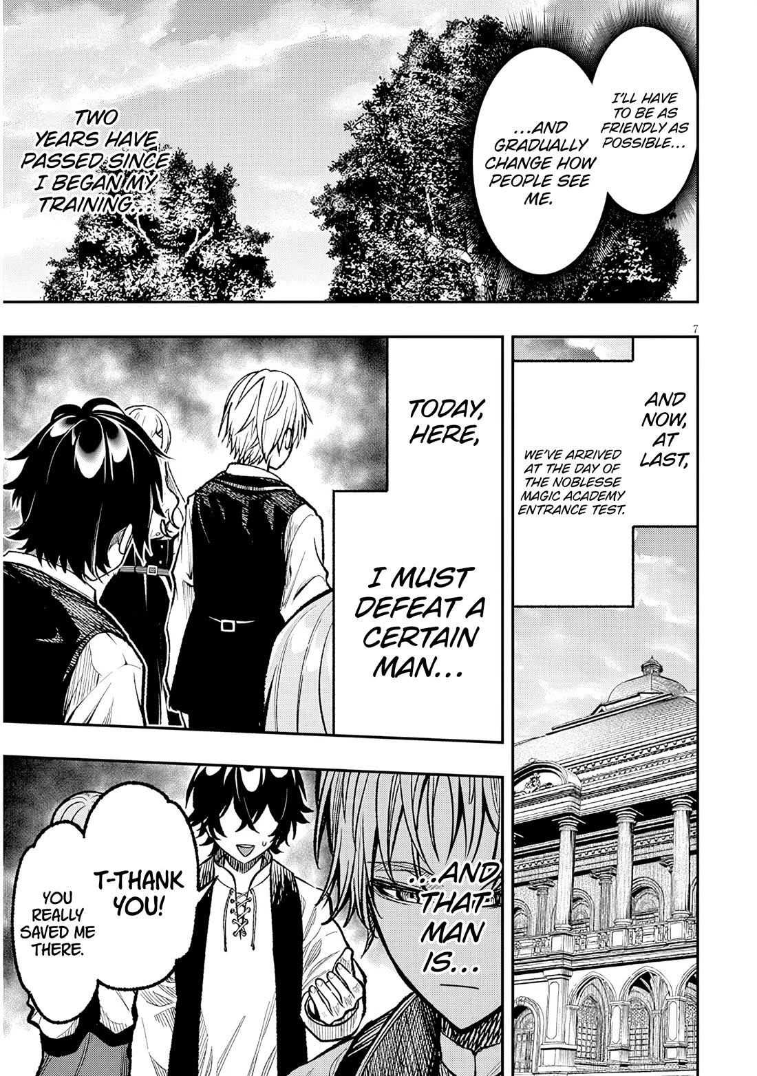 Reincarnated as the Lazy and Villainous Noble, I Broke the Scenario and Became the Most Formidable With Extraordinary Magic Chapter 6 page 7 - Chapter 6: Entrance Test