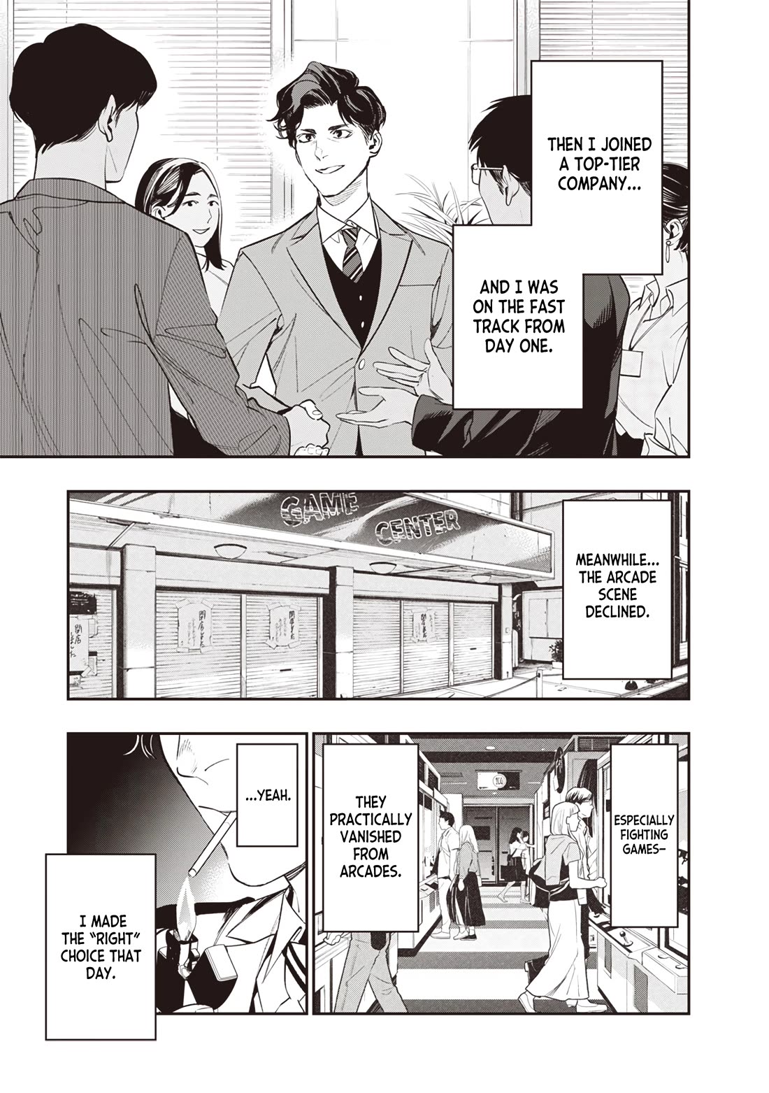 Reincarnated Fighting Gamer: An Old Man's Guide to Conquering Another World Chapter 1 page 35 - Chapter 1