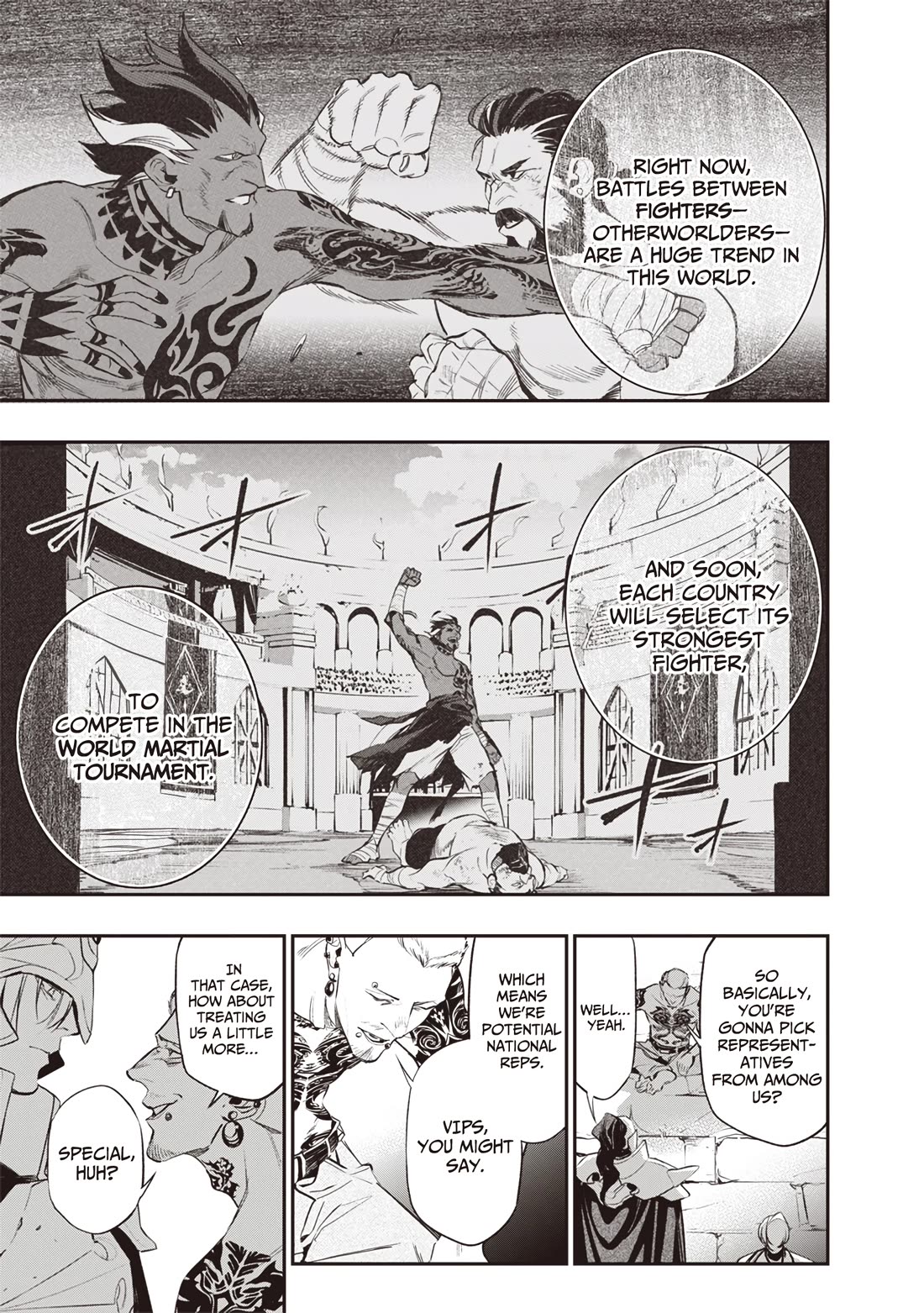 Reincarnated Fighting Gamer: An Old Man's Guide to Conquering Another World Chapter 2 page 11 - Chapter 2