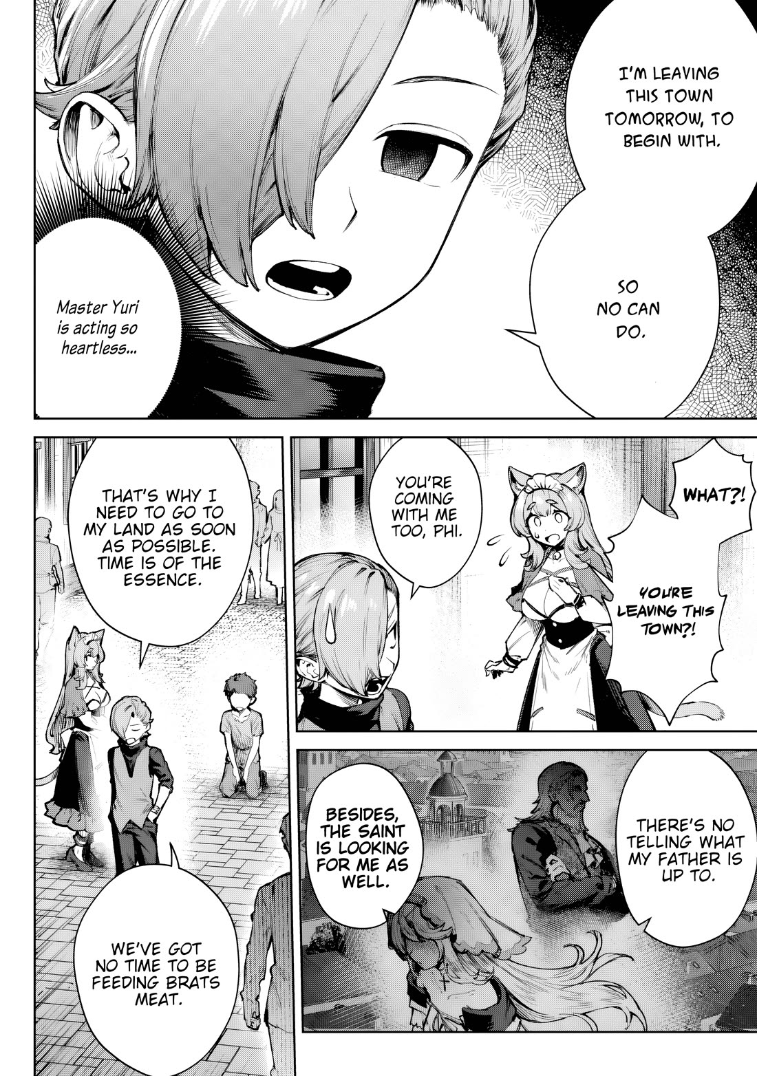 Reincarnated Into a Villainous Family, but I'm Ignoring the Plot and Going Rogue! Chapter 3.1 page 4 - Chapter 3.1: Running Away from the Saint and Becoming Independent