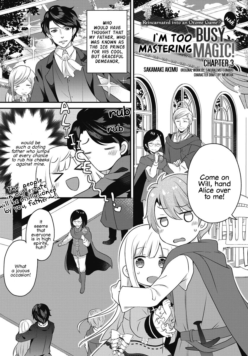 Reincarnated into an Otome Game? Nah, I'm Too Busy Mastering Magic! Chapter 3.1 page 2 - Chapter 3.1