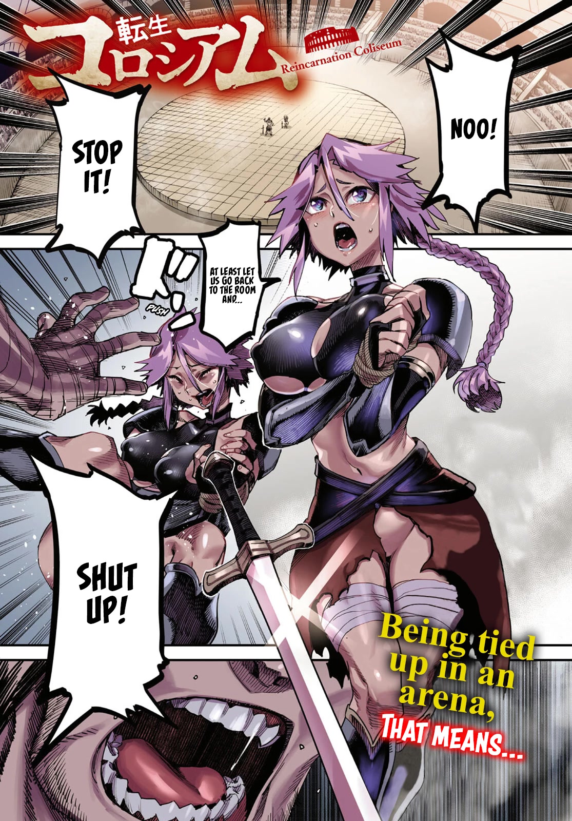 Reincarnation Colosseum - Using the Weakest Skills in Order to Defeat the Strongest Women and Create a Slave Harem Chapter 1 page 3 - Chapter 1: Aren’t My Skills Too Much of a Small Fry...?