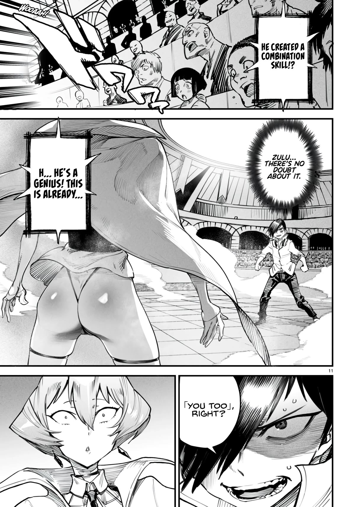 Reincarnation Colosseum - Using the Weakest Skills in Order to Defeat the Strongest Women and Create a Slave Harem Chapter 11 page 12 - Chapter 11: Resonance
