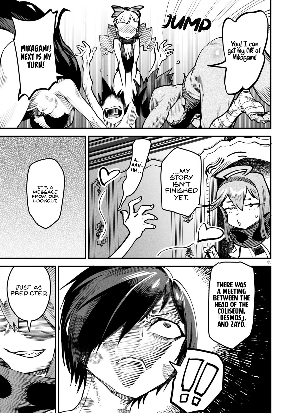 Reincarnation Colosseum - Using the Weakest Skills in Order to Defeat the Strongest Women and Create a Slave Harem Chapter 13 page 36 - Chapter 13: In The State of a Woman