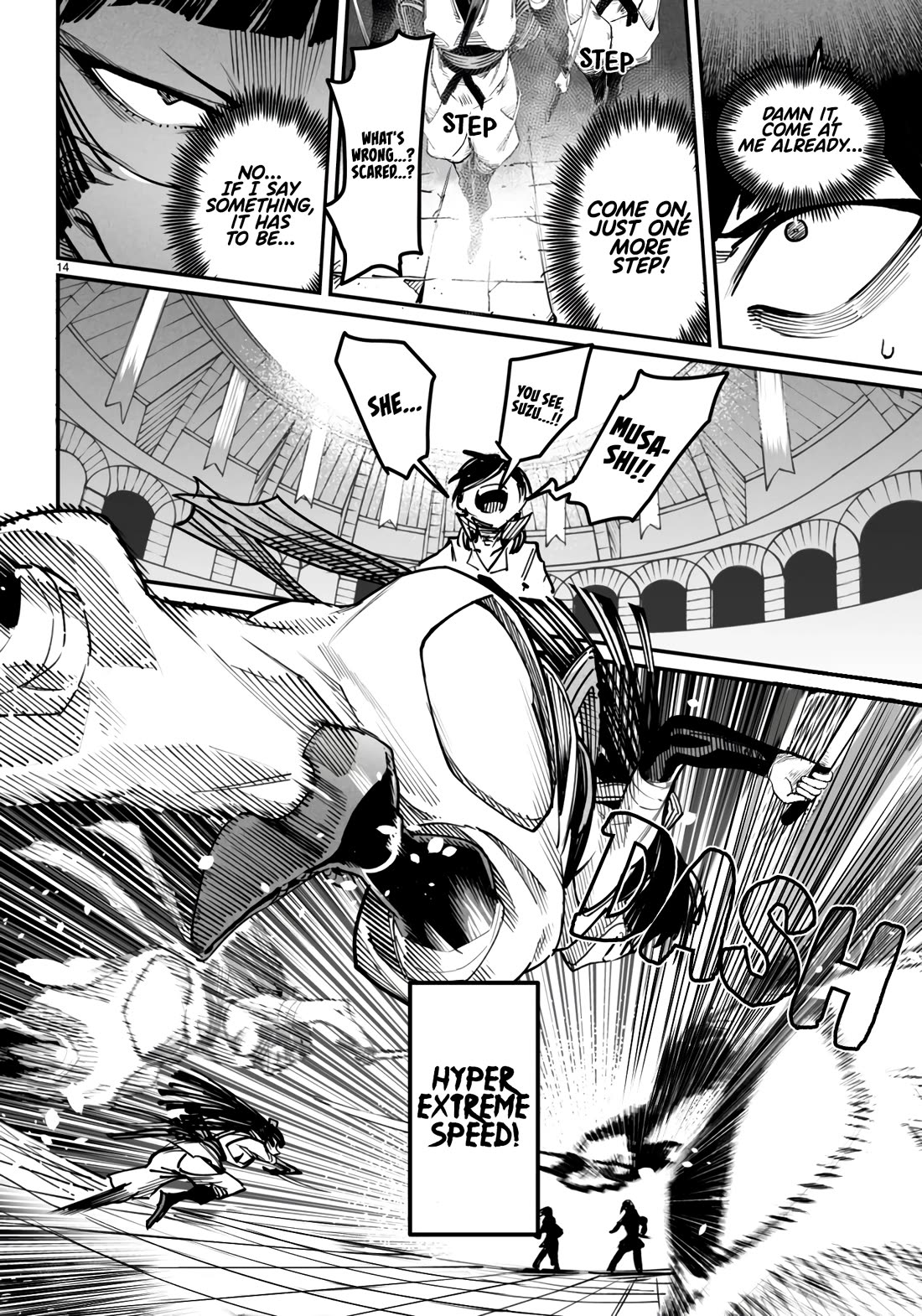 Reincarnation Colosseum - Using the Weakest Skills in Order to Defeat the Strongest Women and Create a Slave Harem Chapter 19 page 14 - Chapter 19: Risk Your Life, Use The Moment While It Lasts