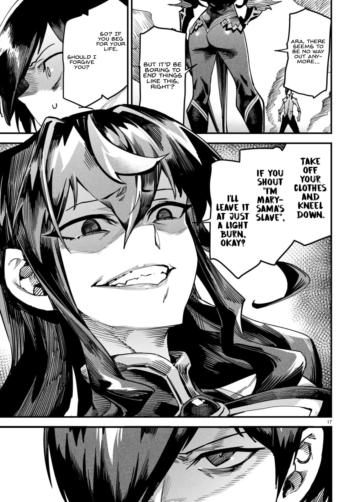 Reincarnation Colosseum - Using the Weakest Skills in Order to Defeat the Strongest Women and Create a Slave Harem Chapter 2 page 18 - Chapter 2: Getting Down On Your Knees