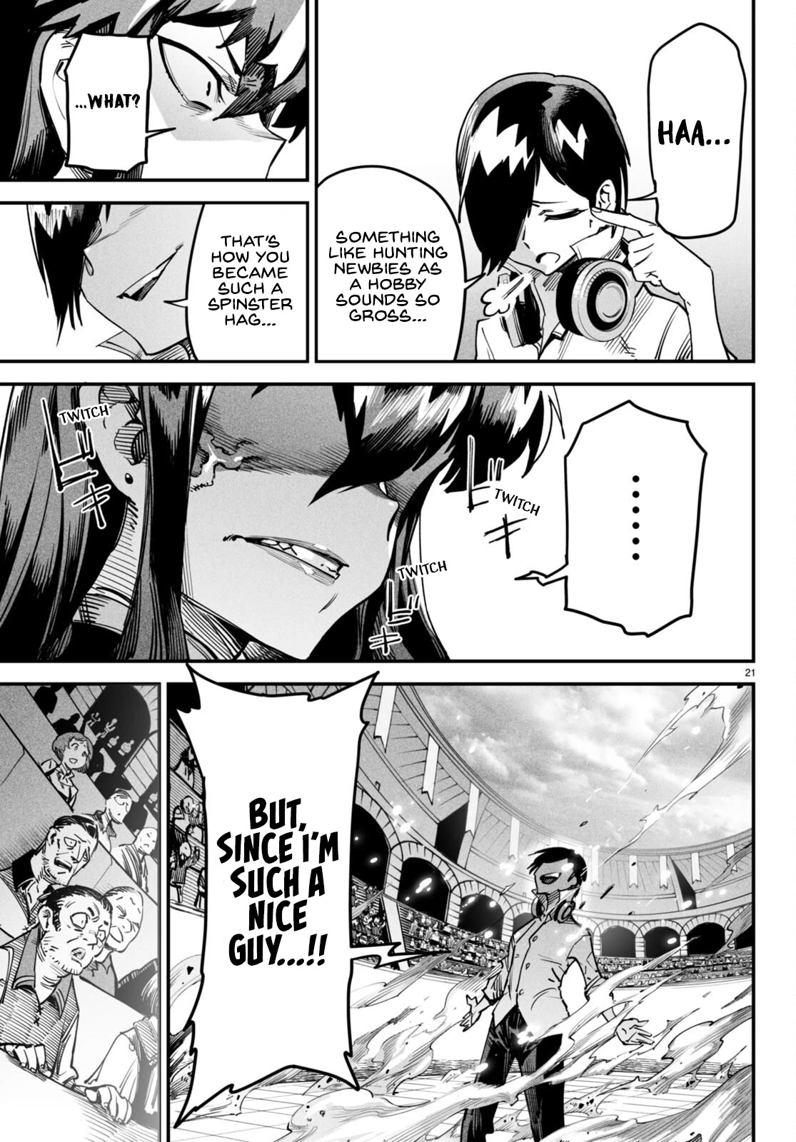 Reincarnation Colosseum - Using the Weakest Skills in Order to Defeat the Strongest Women and Create a Slave Harem Chapter 2 page 22 - Chapter 2: Getting Down On Your Knees