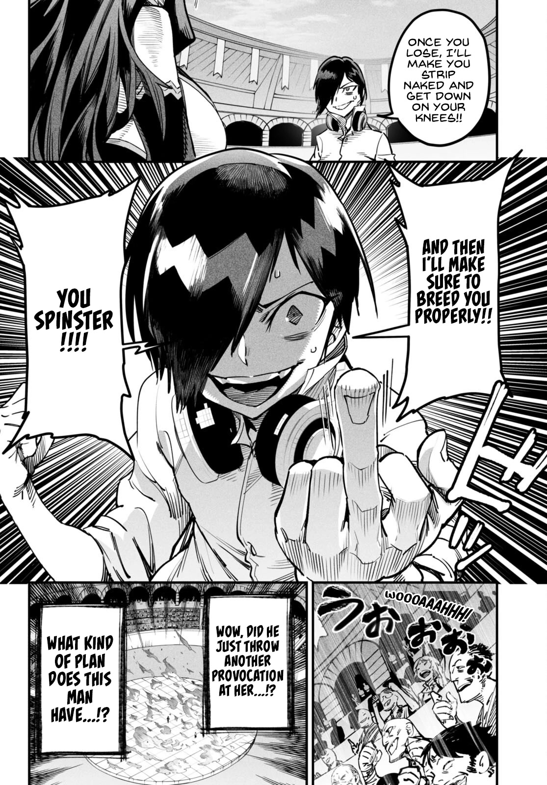 Reincarnation Colosseum - Using the Weakest Skills in Order to Defeat the Strongest Women and Create a Slave Harem Chapter 2 page 23 - Chapter 2: Getting Down On Your Knees