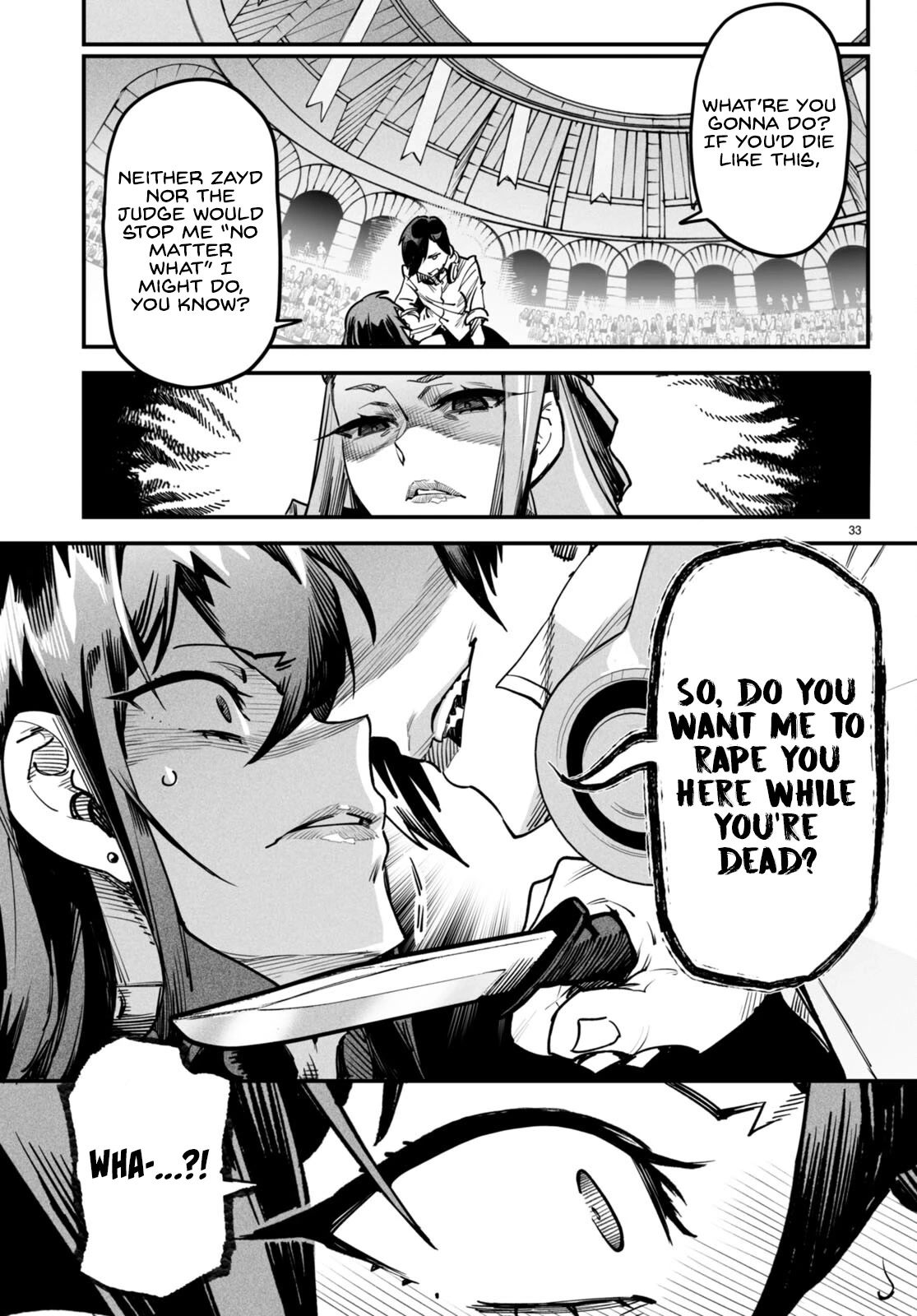 Reincarnation Colosseum - Using the Weakest Skills in Order to Defeat the Strongest Women and Create a Slave Harem Chapter 2 page 34 - Chapter 2: Getting Down On Your Knees