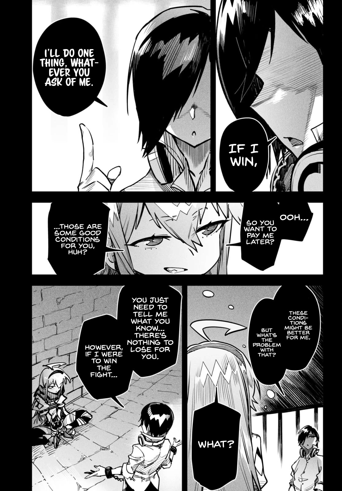 Reincarnation Colosseum - Using the Weakest Skills in Order to Defeat the Strongest Women and Create a Slave Harem Chapter 2 page 4 - Chapter 2: Getting Down On Your Knees