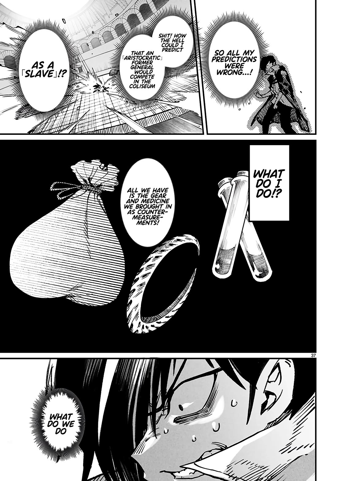 Reincarnation Colosseum - Using the Weakest Skills in Order to Defeat the Strongest Women and Create a Slave Harem Chapter 21 page 36 - Chapter 21: Betrayal Of Expectations