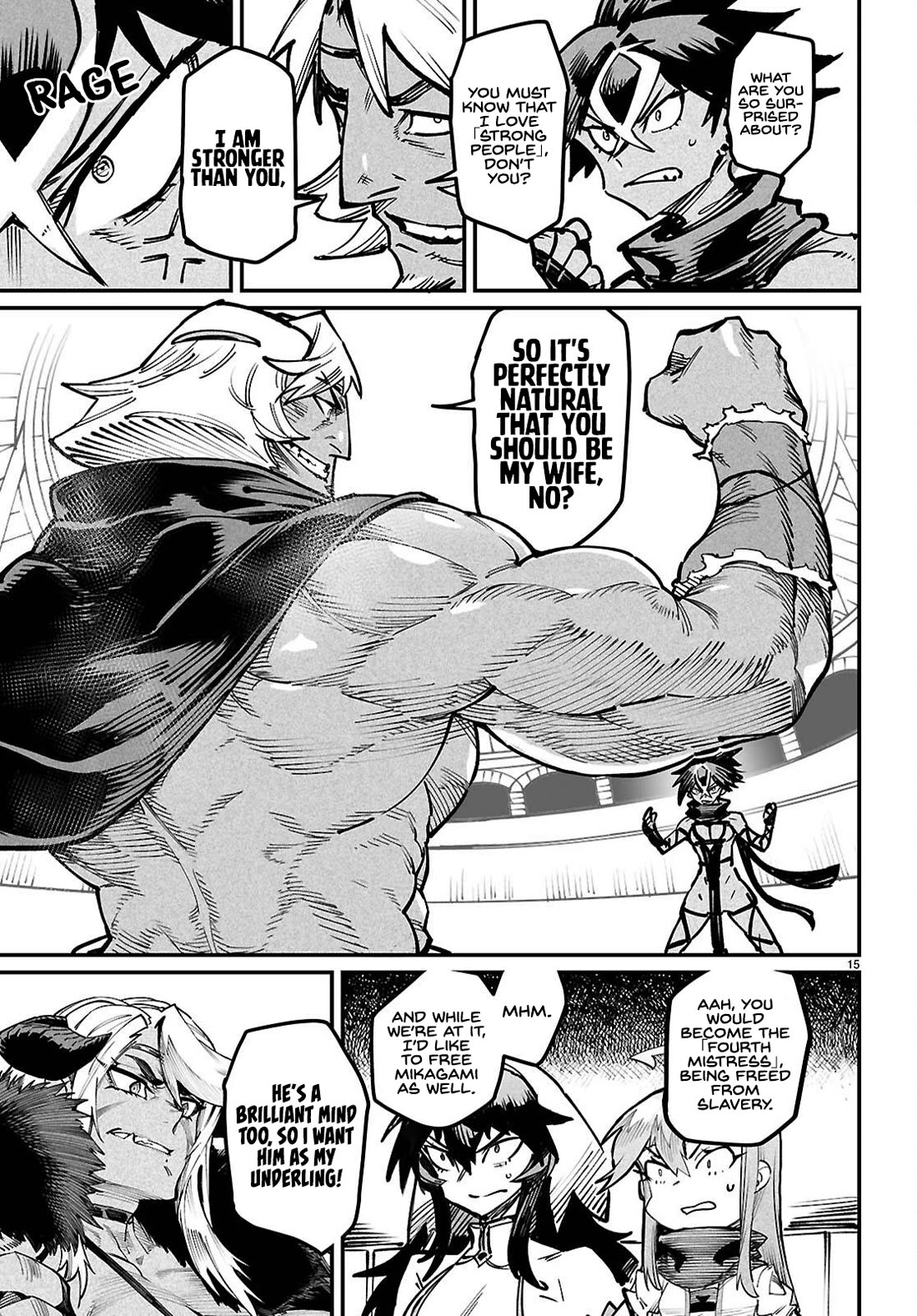 Reincarnation Colosseum - Using the Weakest Skills in Order to Defeat the Strongest Women and Create a Slave Harem Chapter 22 page 15 - Chapter 22: The Fight Of The Truly Powerful