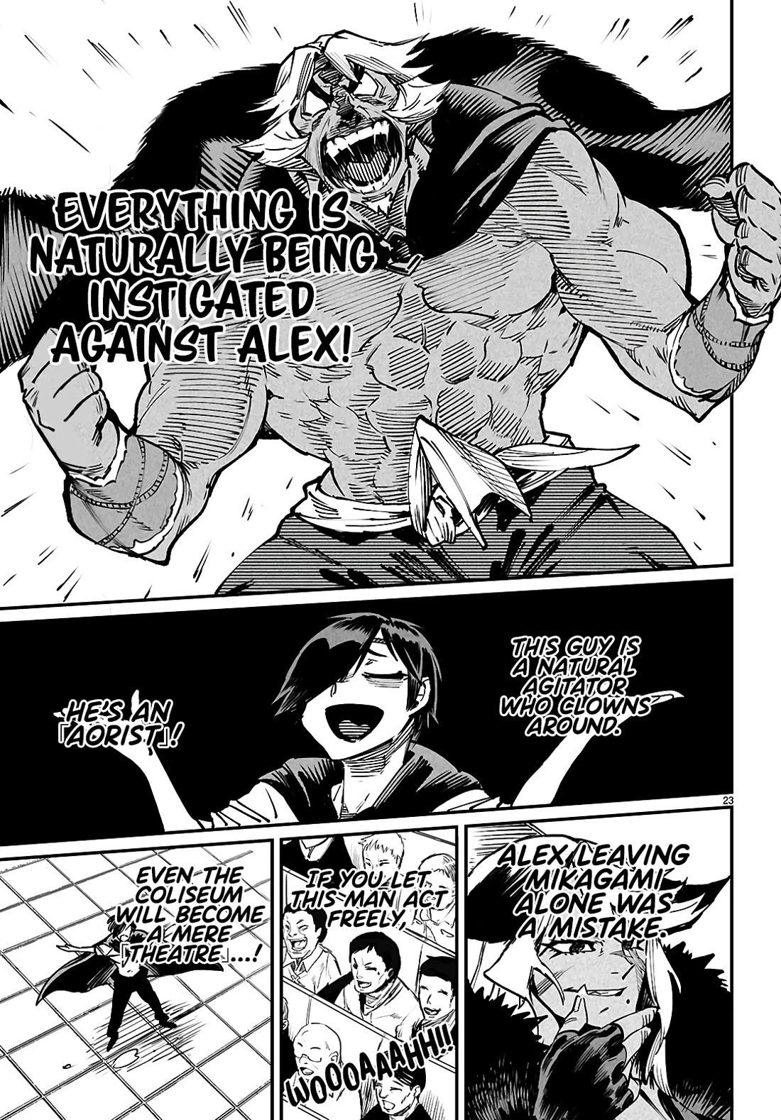 Reincarnation Colosseum - Using the Weakest Skills in Order to Defeat the Strongest Women and Create a Slave Harem Chapter 24 page 23 - Chapter 24: Aorist