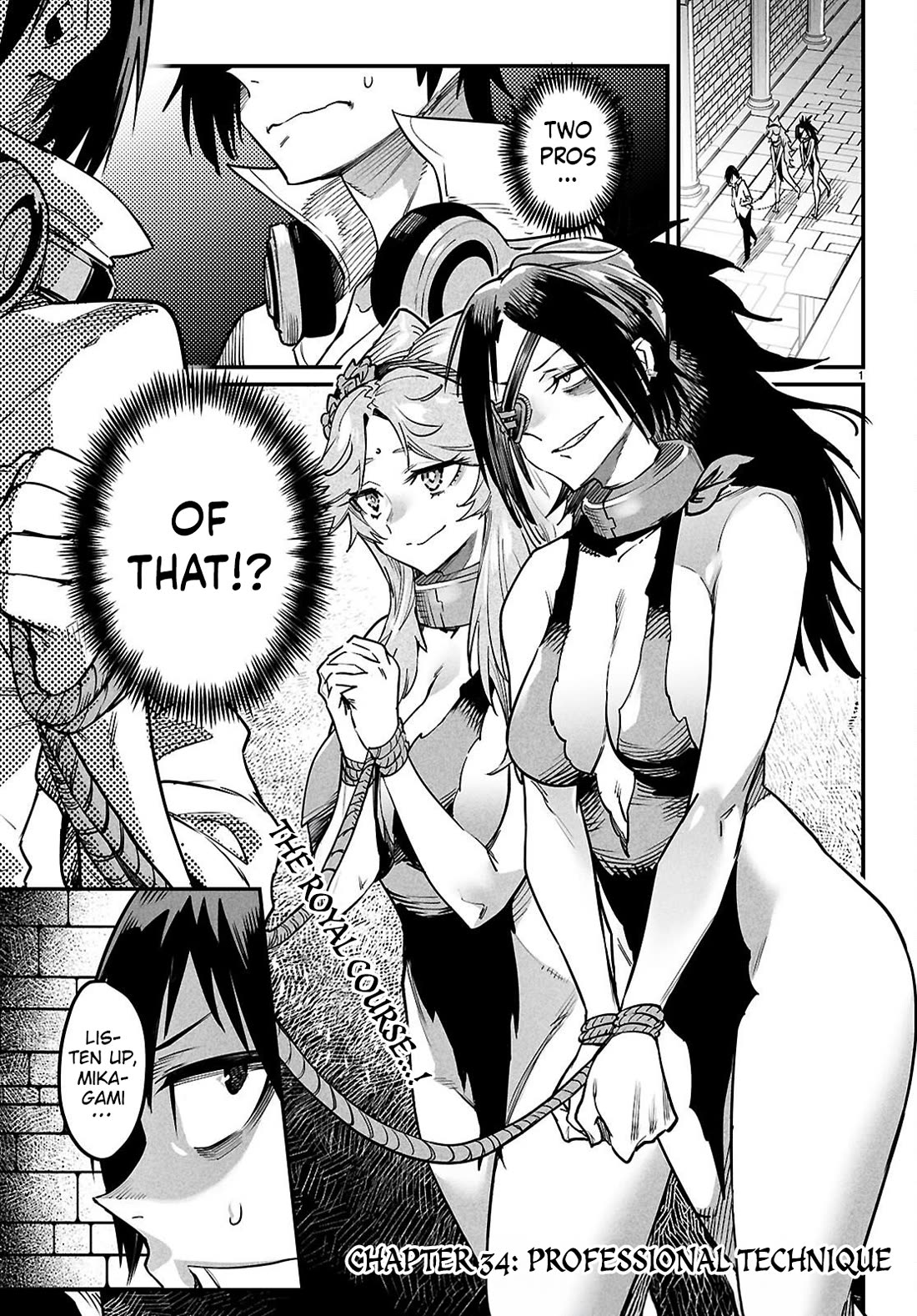 Reincarnation Colosseum - Using the Weakest Skills in Order to Defeat the Strongest Women and Create a Slave Harem Chapter 34 page 1 - Chapter 34