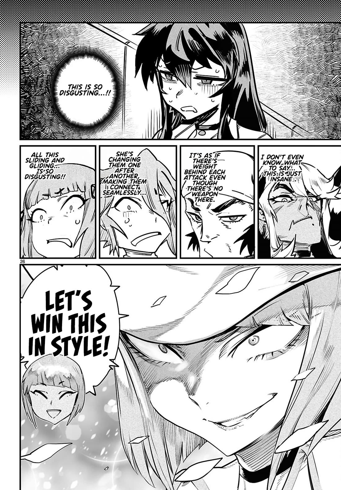 Reincarnation Colosseum - Using the Weakest Skills in Order to Defeat the Strongest Women and Create a Slave Harem Chapter 37 page 27 - Chapter 37: Disgusting Moves