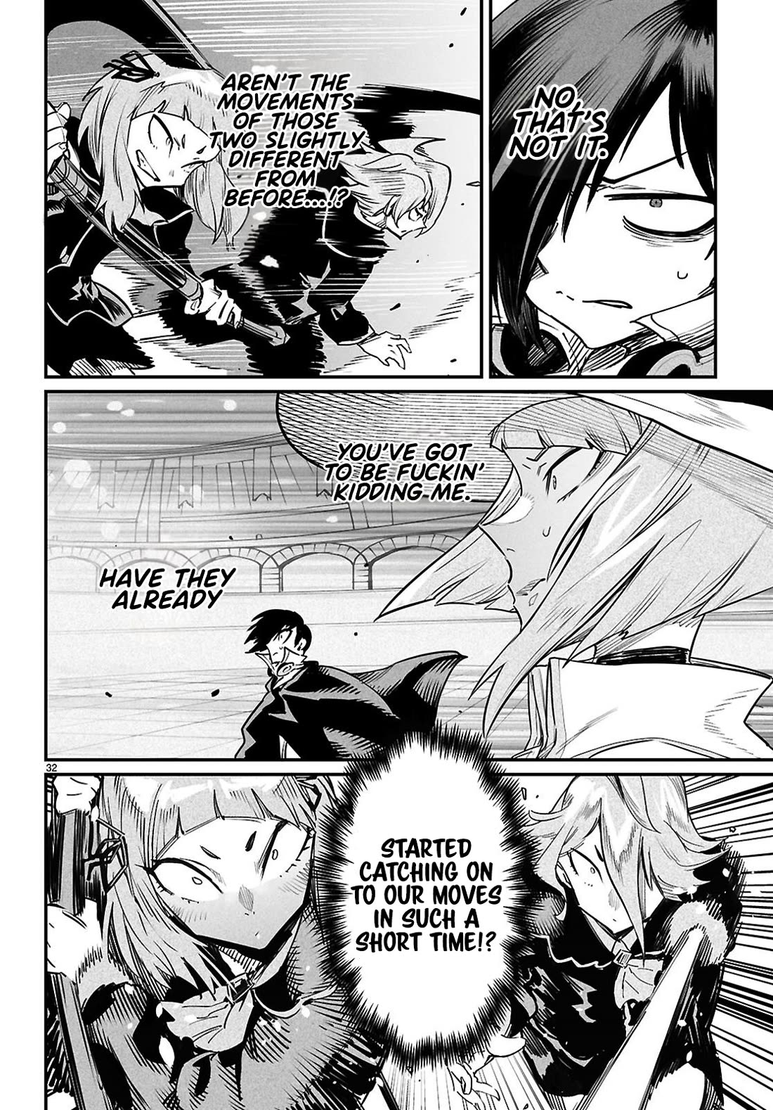 Reincarnation Colosseum - Using the Weakest Skills in Order to Defeat the Strongest Women and Create a Slave Harem Chapter 37 page 33 - Chapter 37: Disgusting Moves
