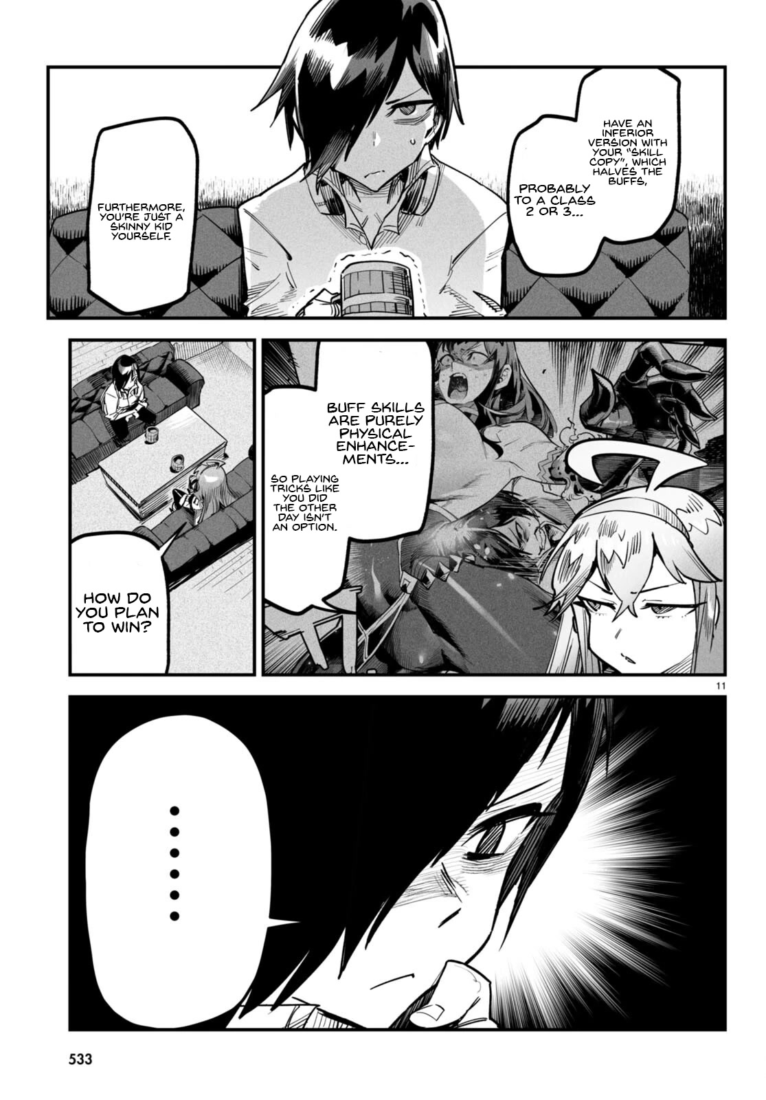 Reincarnation Colosseum - Using the Weakest Skills in Order to Defeat the Strongest Women and Create a Slave Harem Chapter 4 page 11 - Chapter 4: The Lacking Four Heavenly Kings