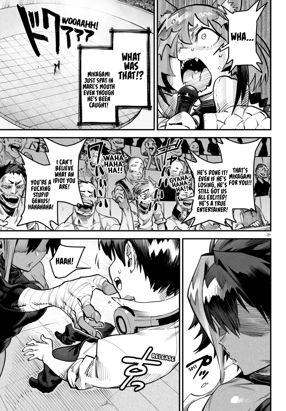 Reincarnation Colosseum - Using the Weakest Skills in Order to Defeat the Strongest Women and Create a Slave Harem Chapter 5 page 22 - Chapter 5: Awareness Through Instinct