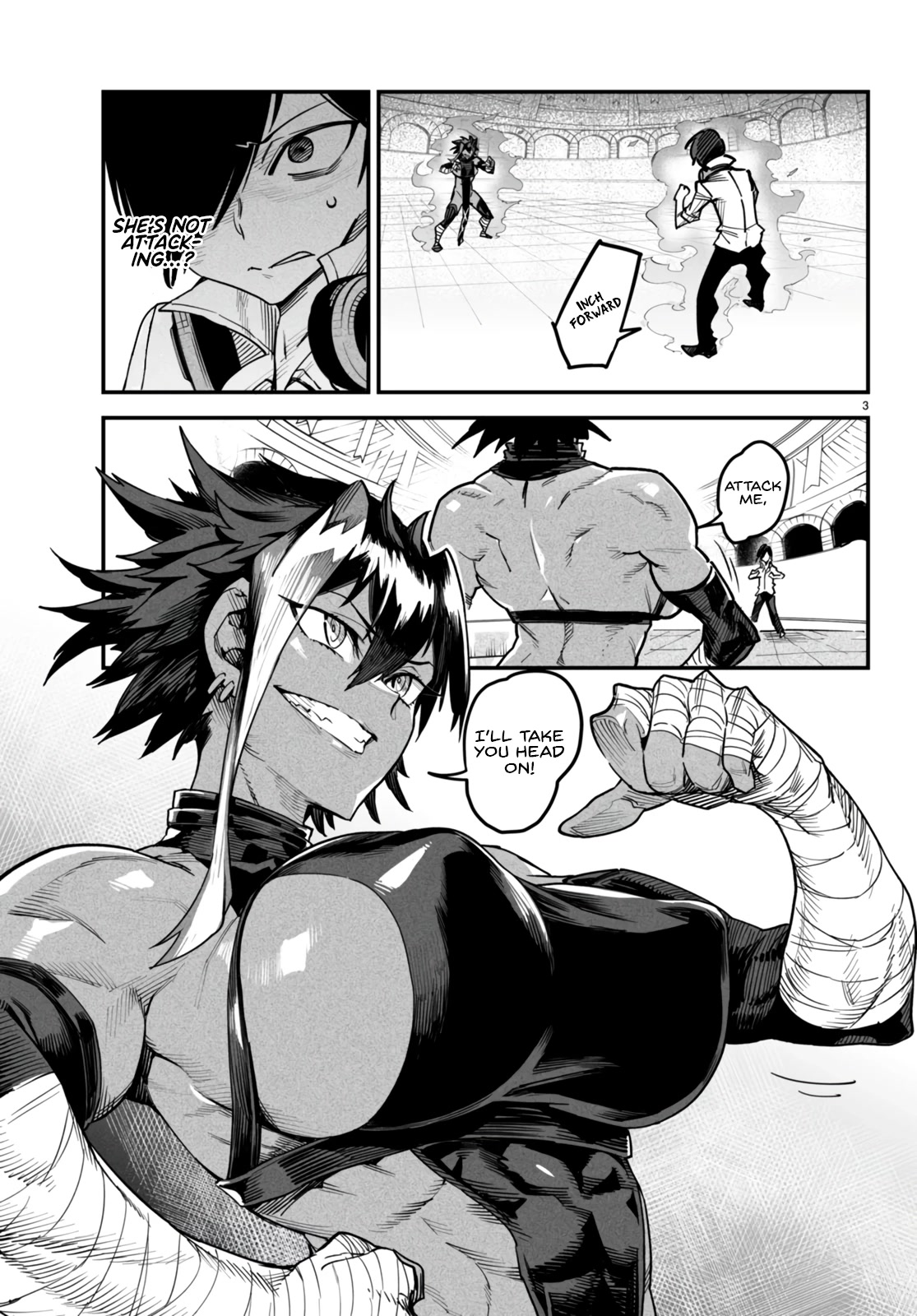 Reincarnation Colosseum - Using the Weakest Skills in Order to Defeat the Strongest Women and Create a Slave Harem Chapter 5 page 4 - Chapter 5: Awareness Through Instinct