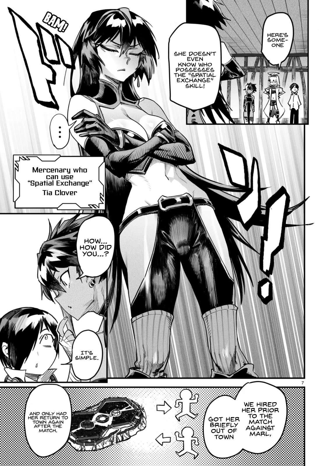 Reincarnation Colosseum - Using the Weakest Skills in Order to Defeat the Strongest Women and Create a Slave Harem Chapter 7 page 7 - Chapter 7: The Flaw of “Spatial Exchange”