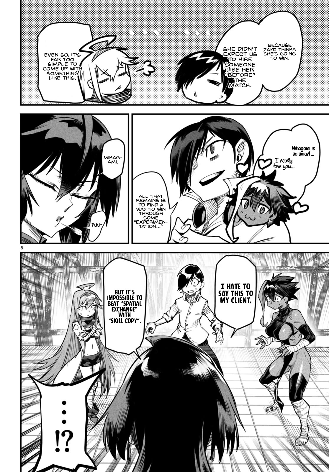 Reincarnation Colosseum - Using the Weakest Skills in Order to Defeat the Strongest Women and Create a Slave Harem Chapter 7 page 8 - Chapter 7: The Flaw of “Spatial Exchange”