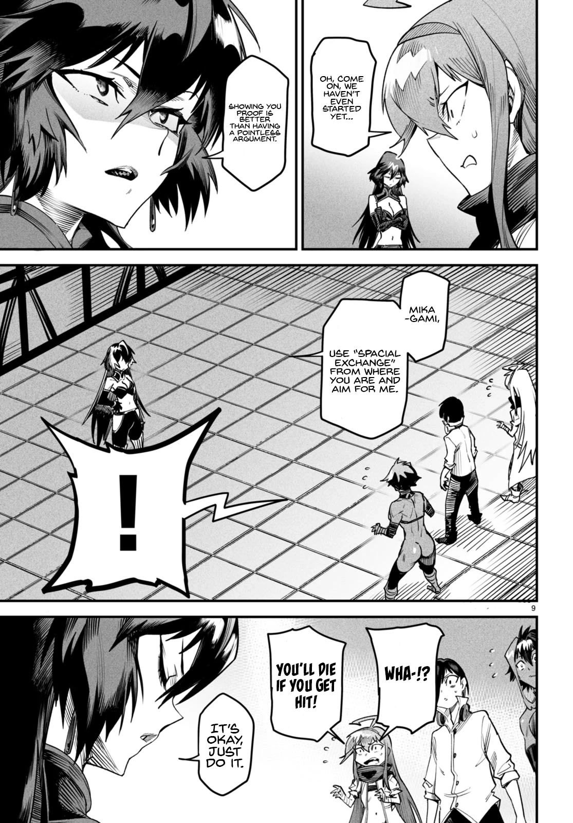 Reincarnation Colosseum - Using the Weakest Skills in Order to Defeat the Strongest Women and Create a Slave Harem Chapter 7 page 9 - Chapter 7: The Flaw of “Spatial Exchange”