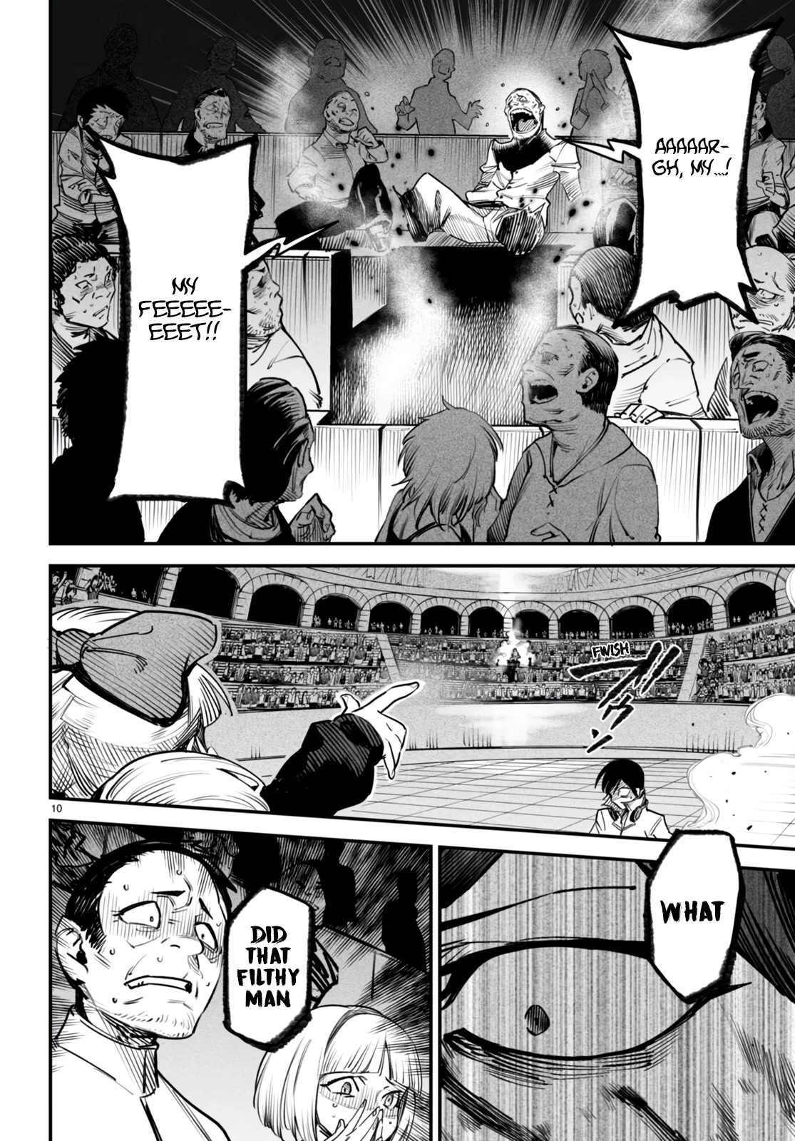 Reincarnation Colosseum - Using the Weakest Skills in Order to Defeat the Strongest Women and Create a Slave Harem Chapter 8 page 11 - Chapter 8: The Match of a Split Second