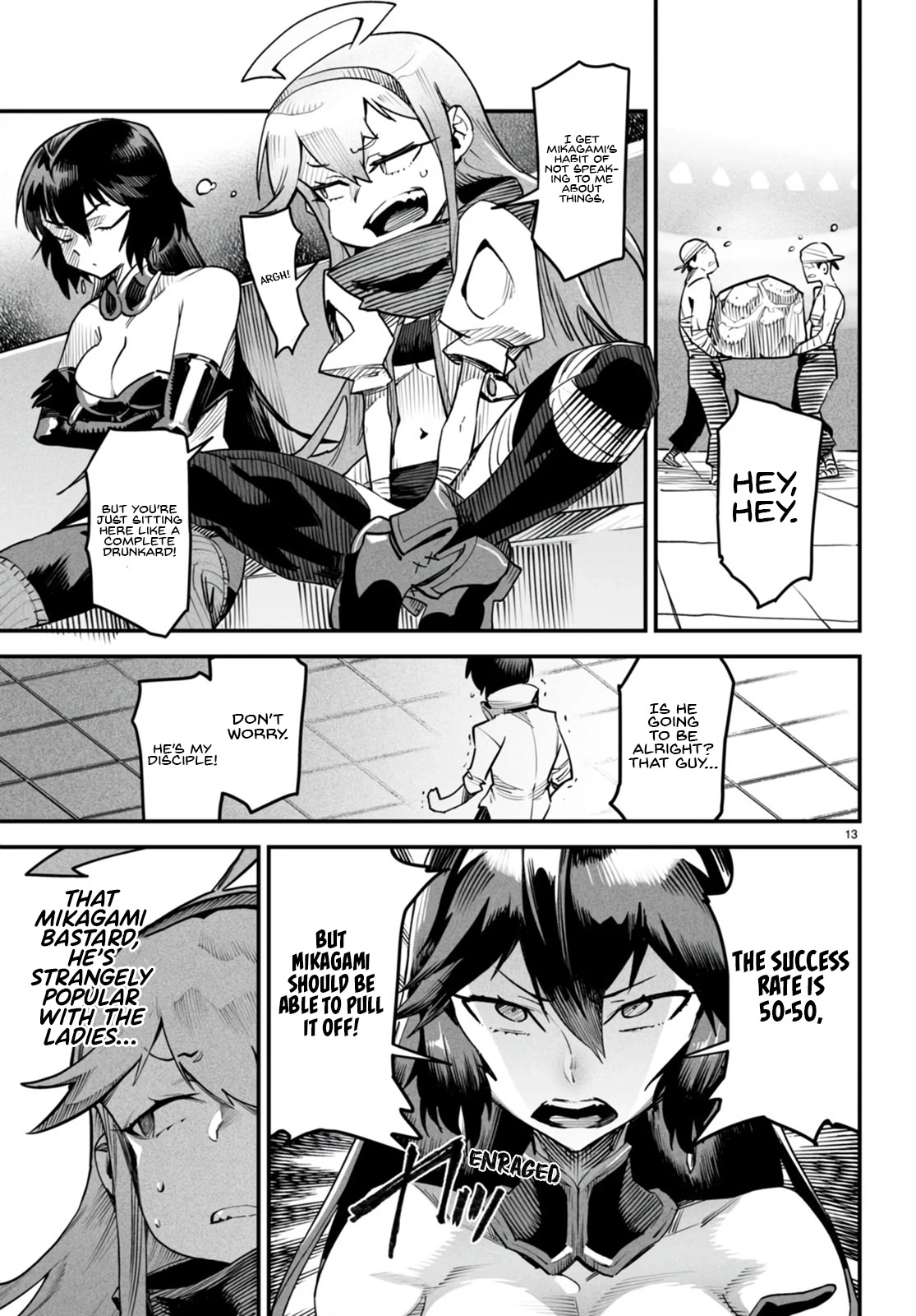 Reincarnation Colosseum - Using the Weakest Skills in Order to Defeat the Strongest Women and Create a Slave Harem Chapter 8 page 14 - Chapter 8: The Match of a Split Second