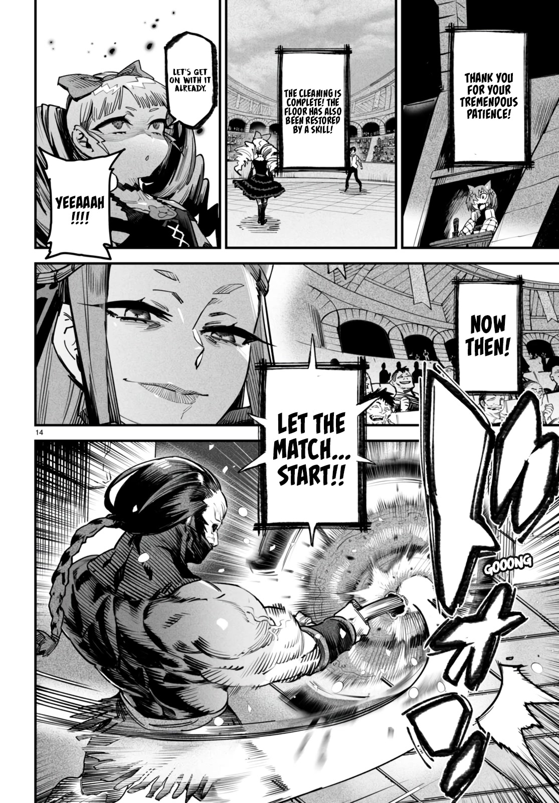 Reincarnation Colosseum - Using the Weakest Skills in Order to Defeat the Strongest Women and Create a Slave Harem Chapter 8 page 15 - Chapter 8: The Match of a Split Second
