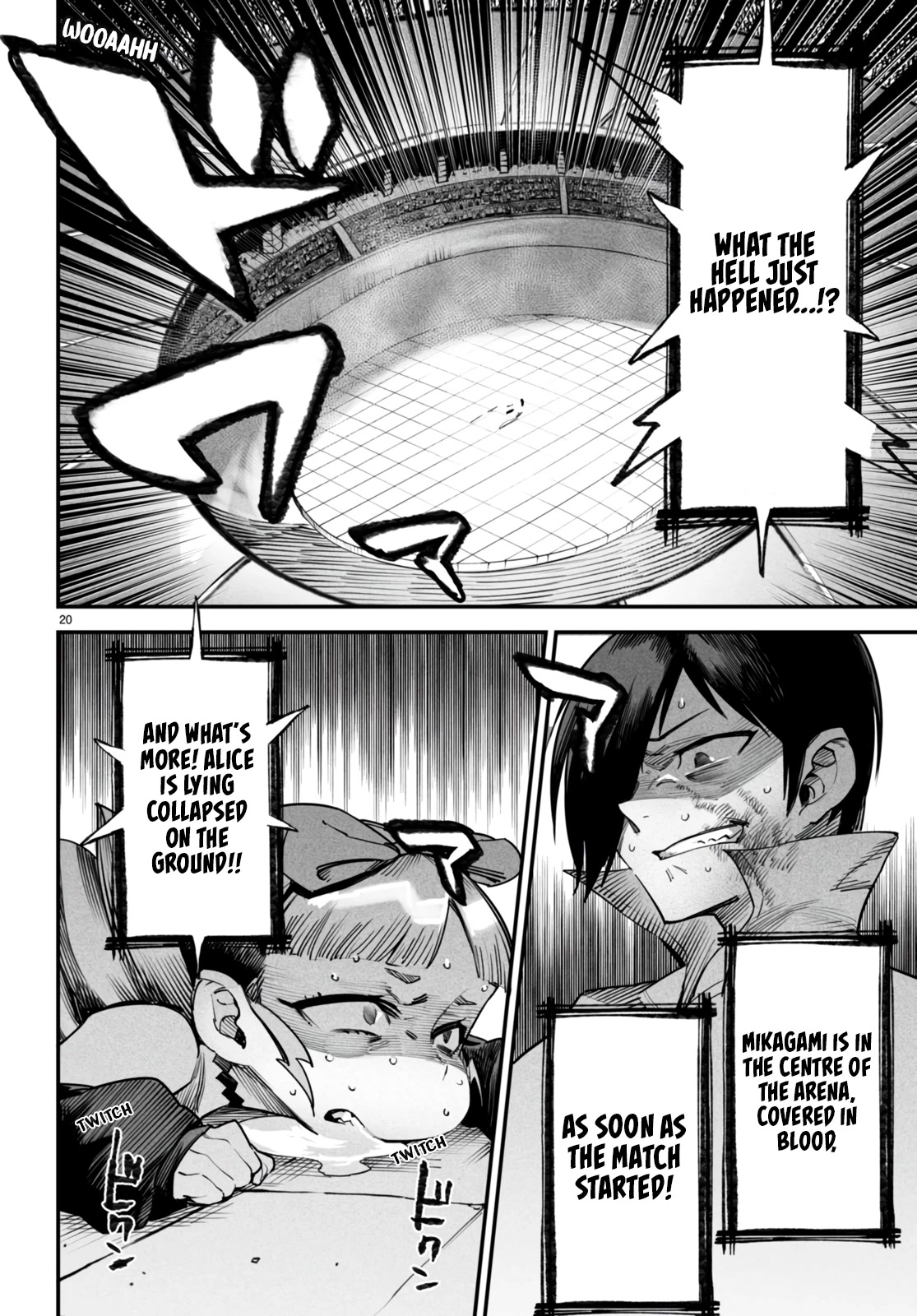 Reincarnation Colosseum - Using the Weakest Skills in Order to Defeat the Strongest Women and Create a Slave Harem Chapter 8 page 20 - Chapter 8: The Match of a Split Second