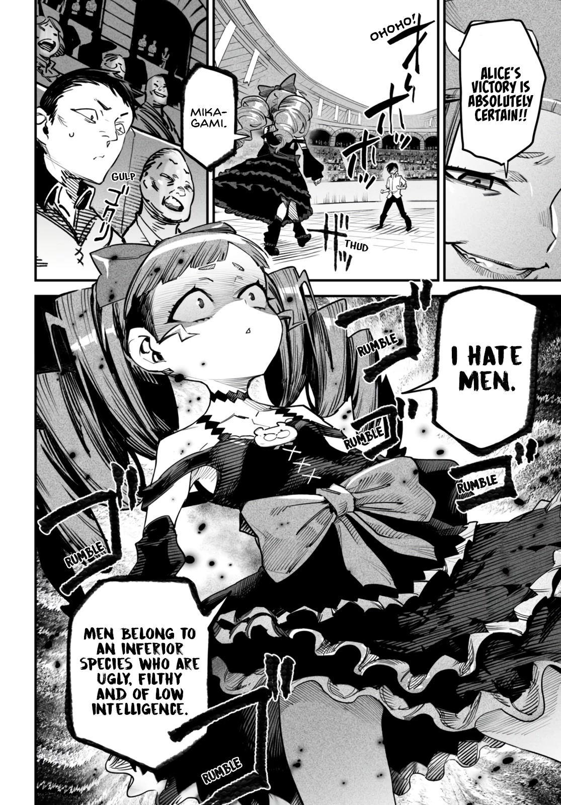 Reincarnation Colosseum - Using the Weakest Skills in Order to Defeat the Strongest Women and Create a Slave Harem Chapter 8 page 7 - Chapter 8: The Match of a Split Second