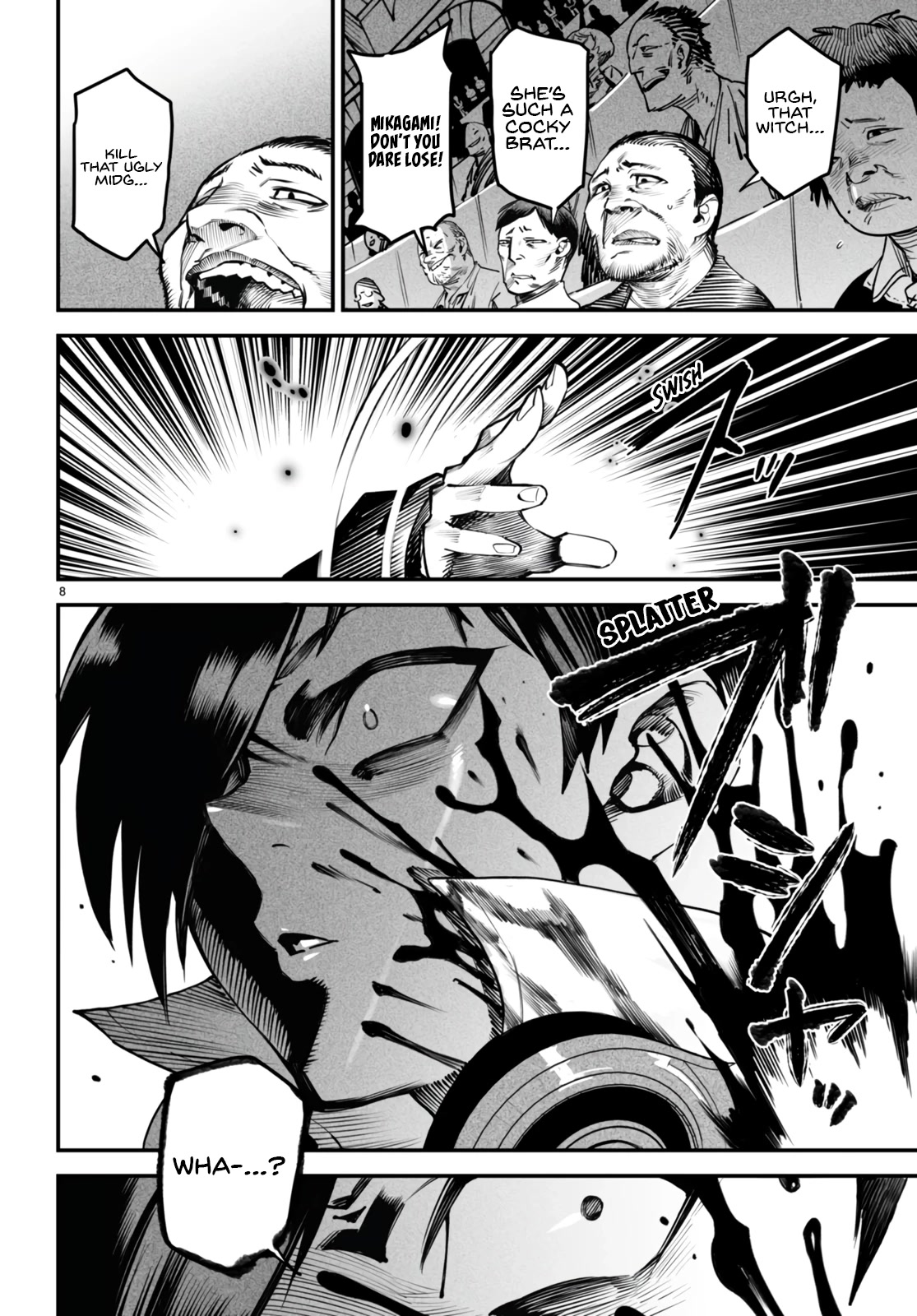 Reincarnation Colosseum - Using the Weakest Skills in Order to Defeat the Strongest Women and Create a Slave Harem Chapter 8 page 9 - Chapter 8: The Match of a Split Second